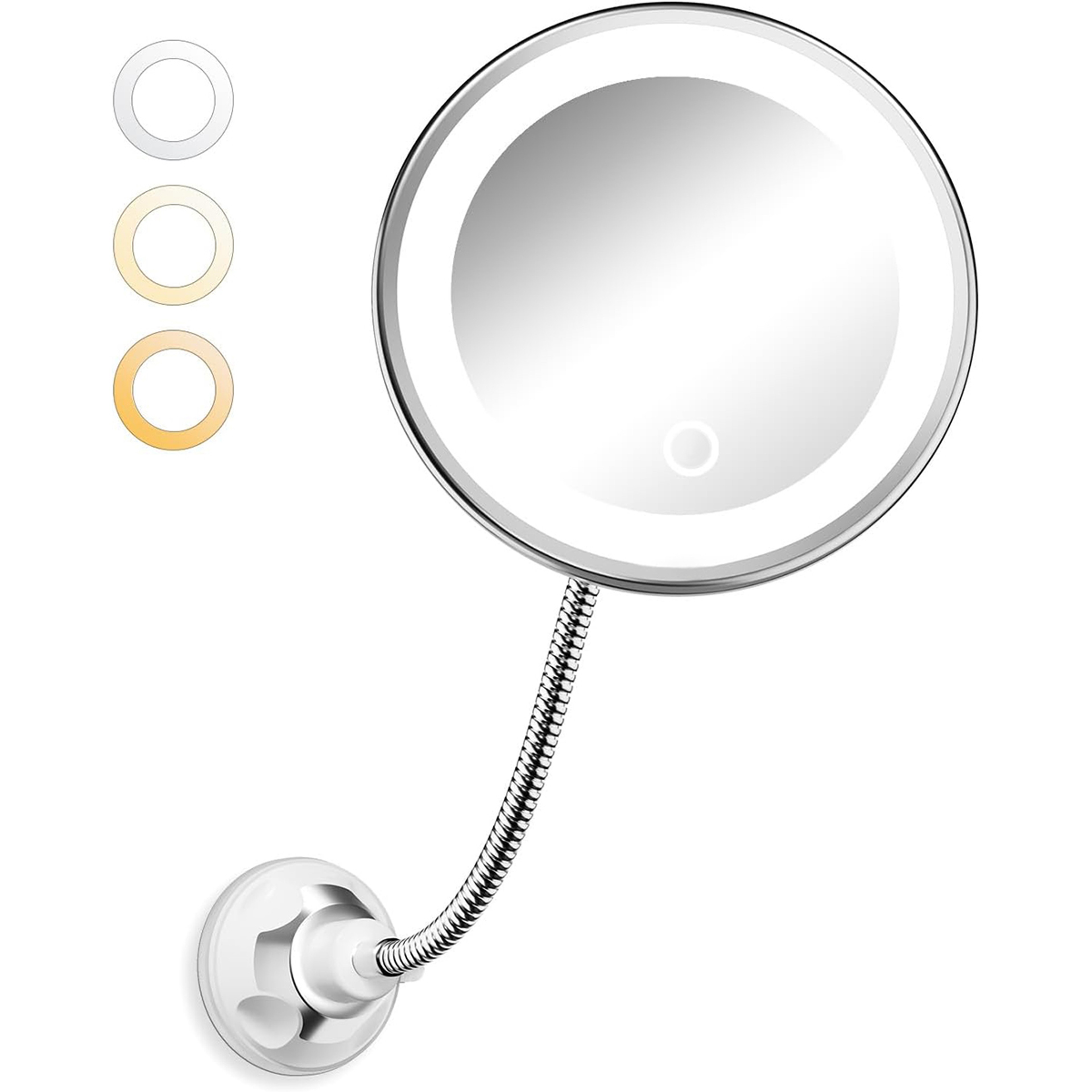 Magnifying Makeup Mirror with LED Lights, Flexible Gooseneck & Suction Cup Vanity Mirror – view 7