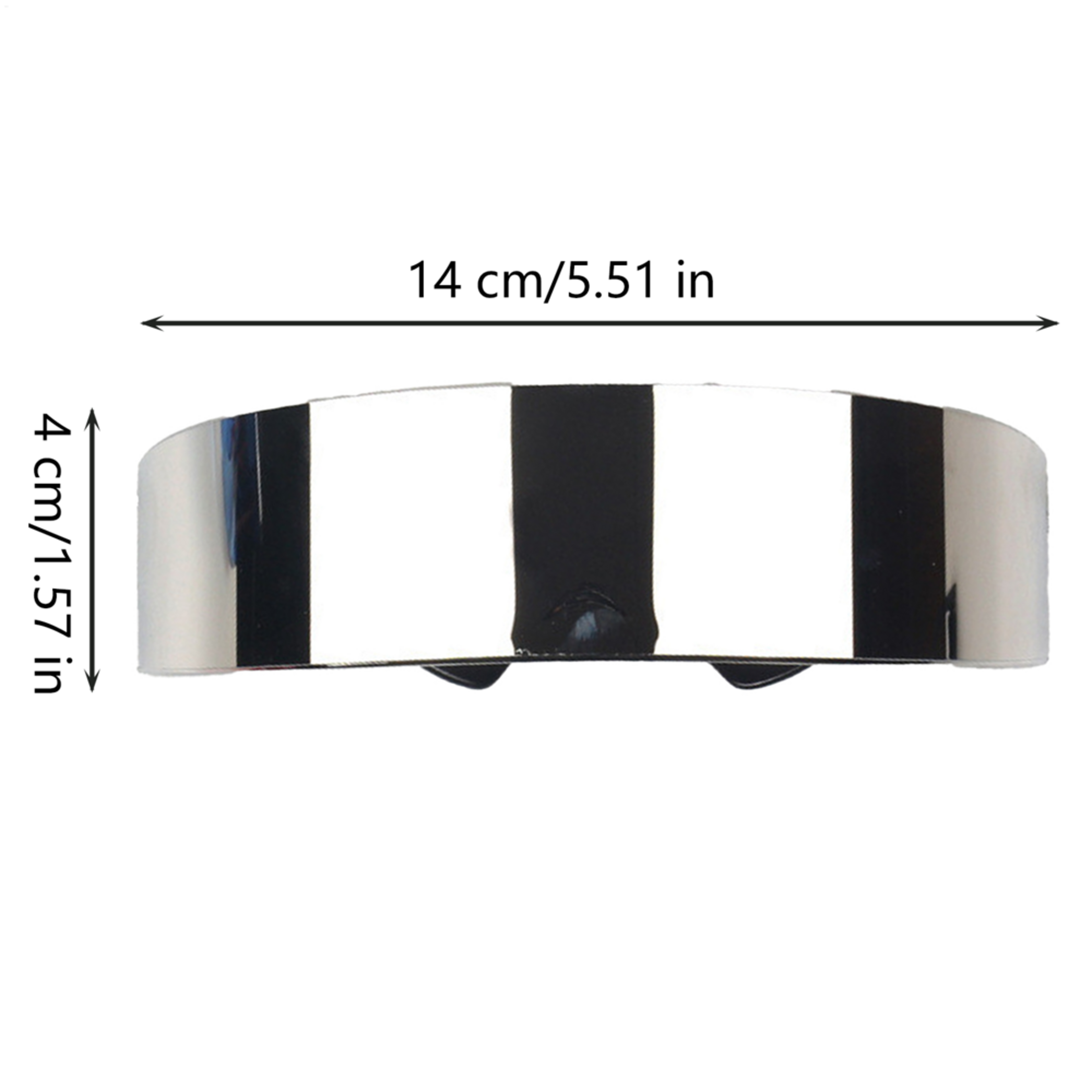 Futuristic Cyclops UV400 Rimless Sunglasses For Men  Women Cyber Visor Eyewear 6