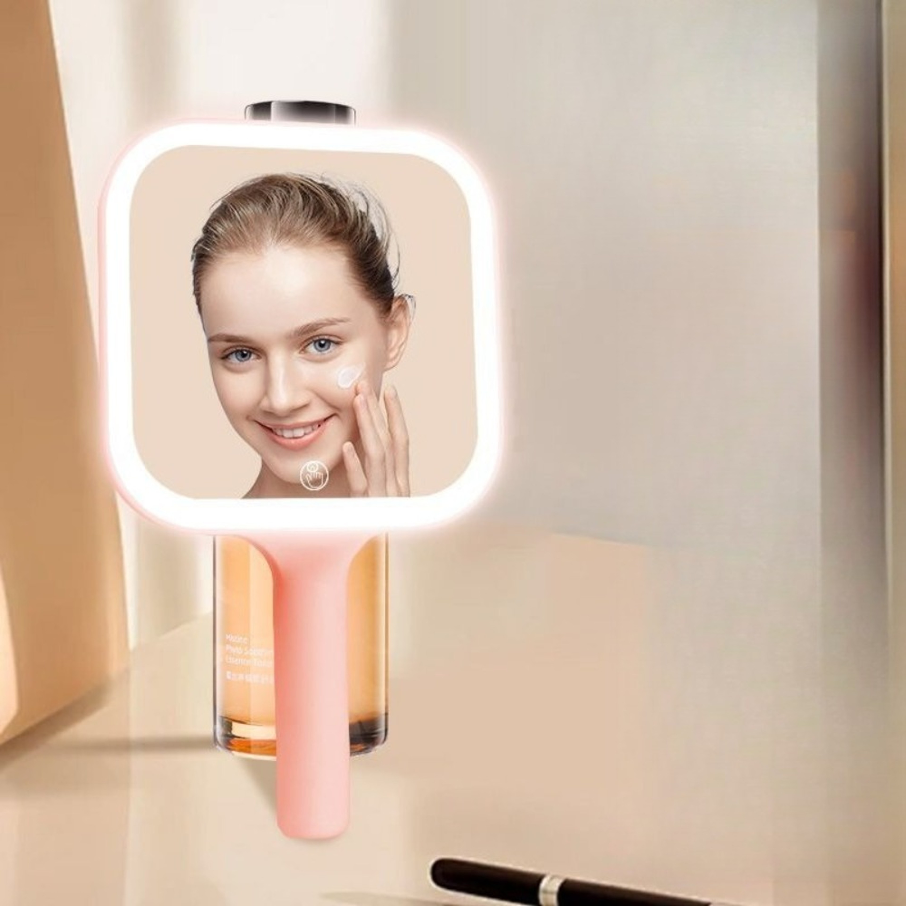 LED Makeup Mirror with Color Lights Rechargeable Portable Lighted Vanity Mirror – view 8