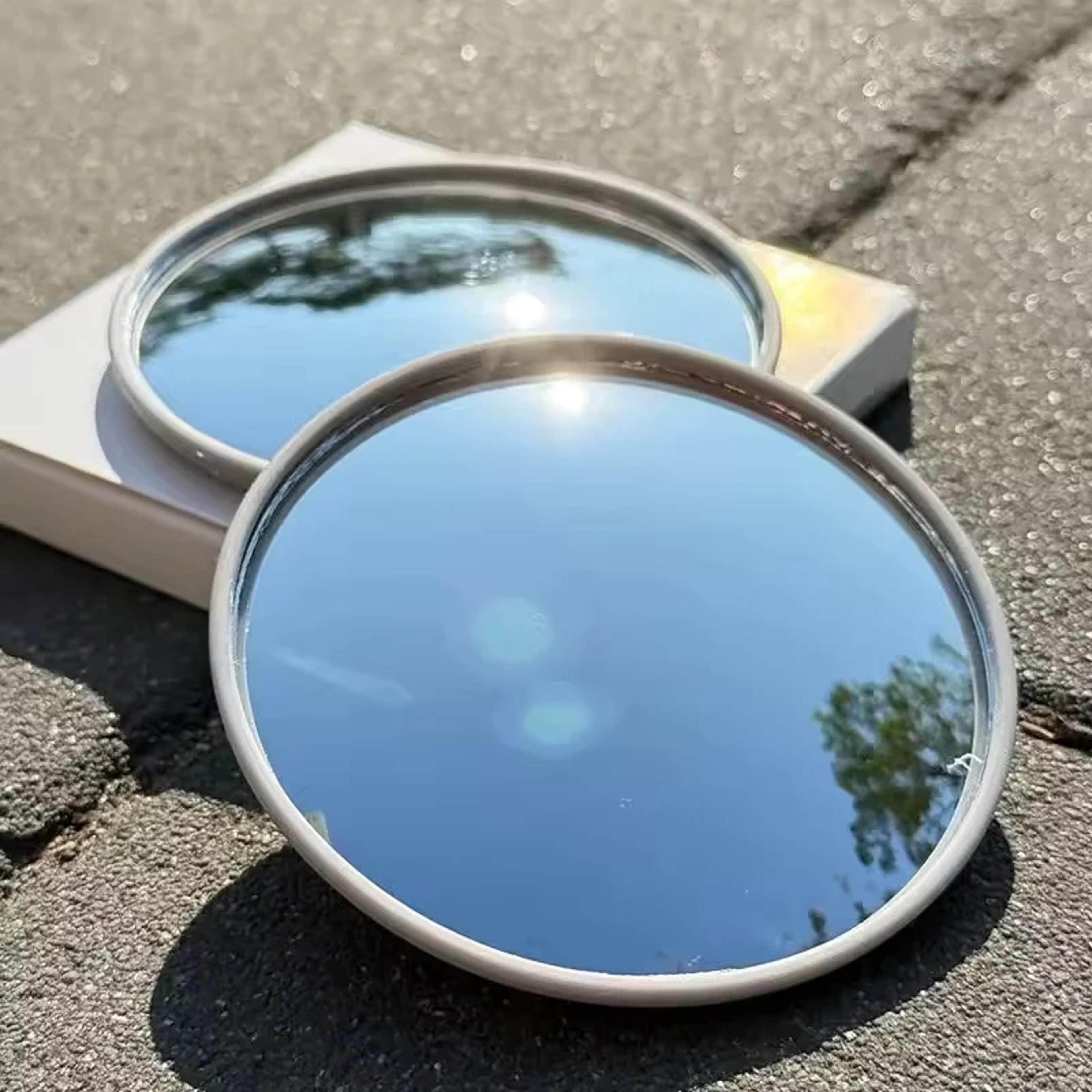 Portable Travel Selfie Mirror Convex Handheld Makeup Mirror for Photography & Touch Ups – view 5