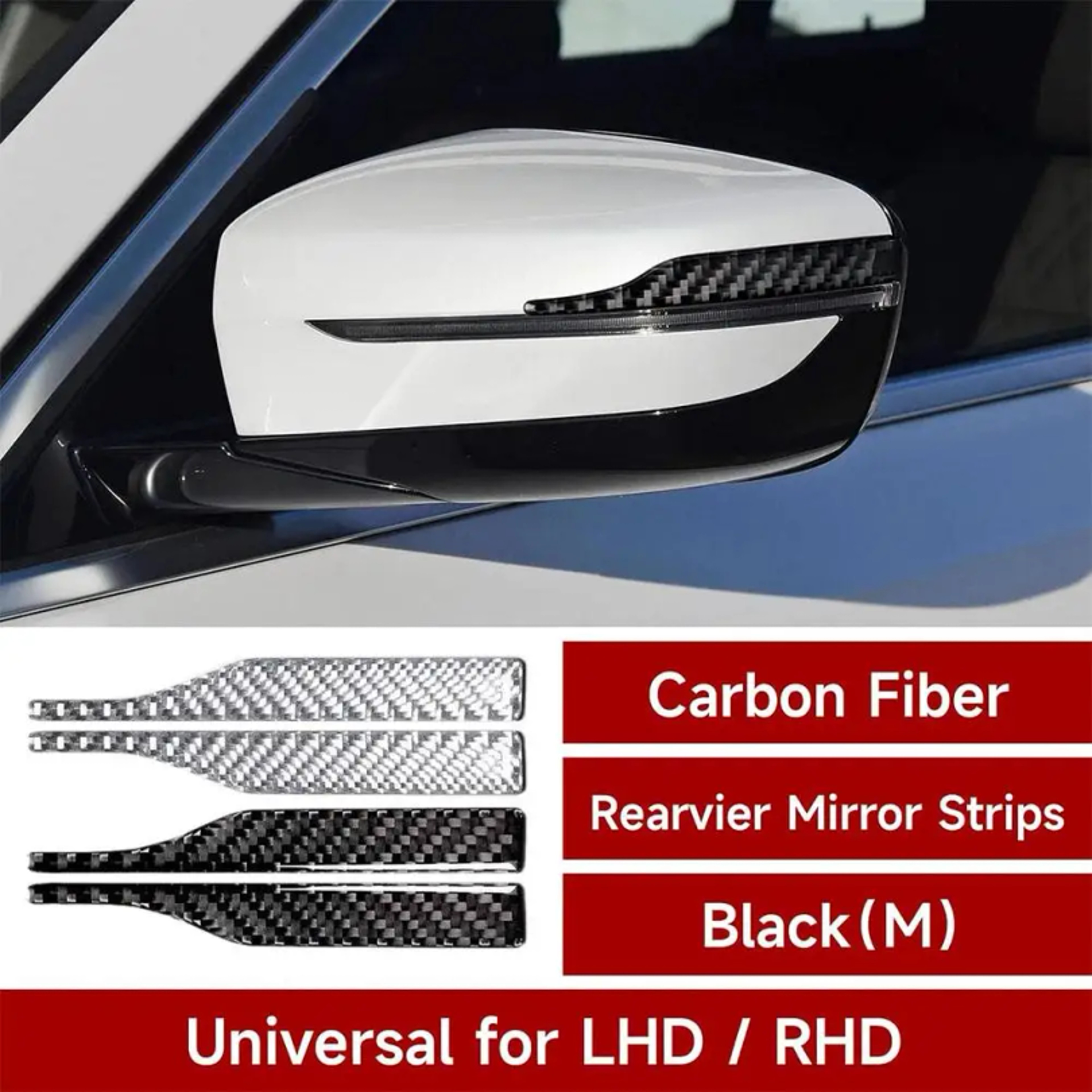 Universal Rearview Mirror Protector Anti Collision Reflective Car Stickers – view 3