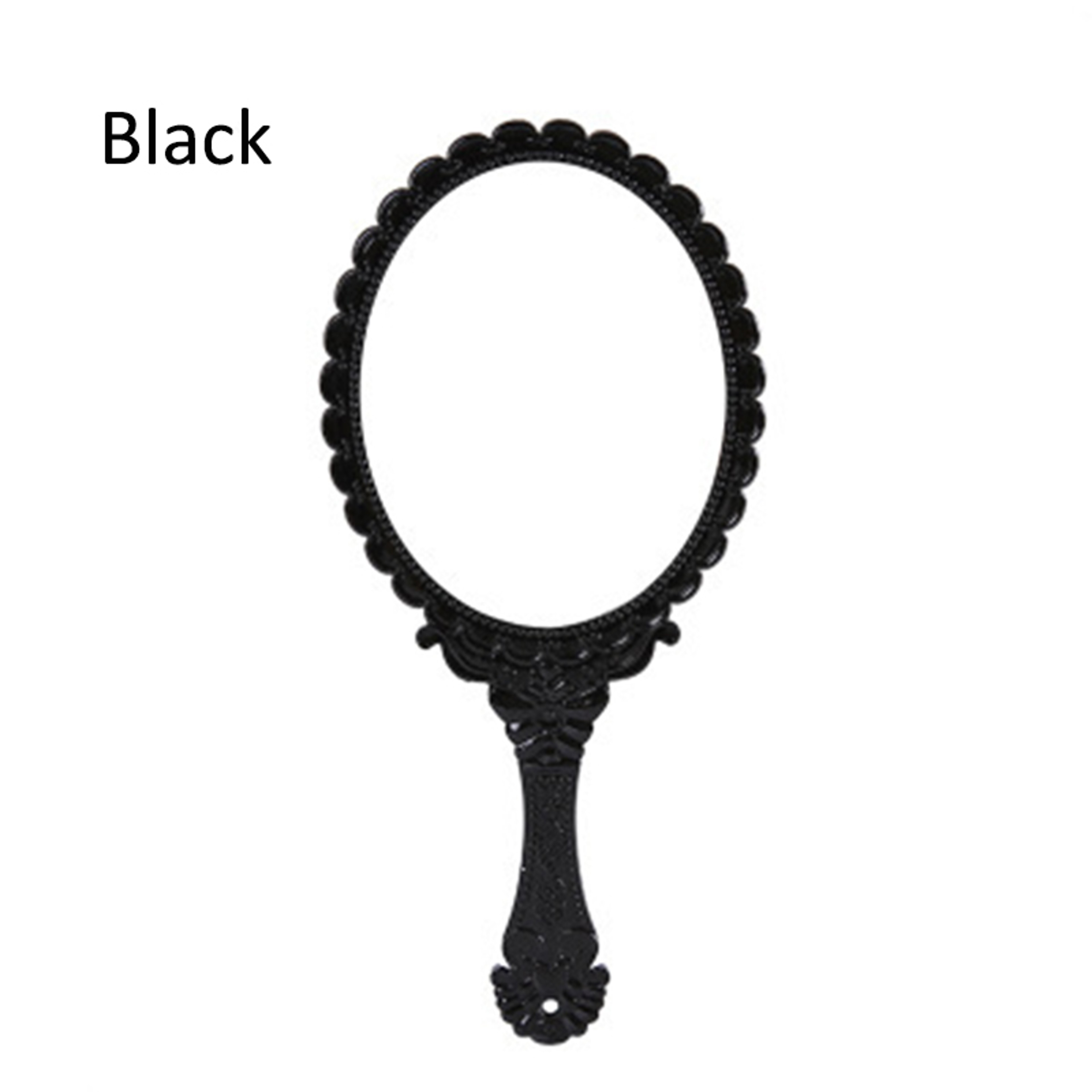 Vintage Handheld Makeup Mirror Elegant Handheld Makeup Mirror with European Antique Vanity Design – view 10