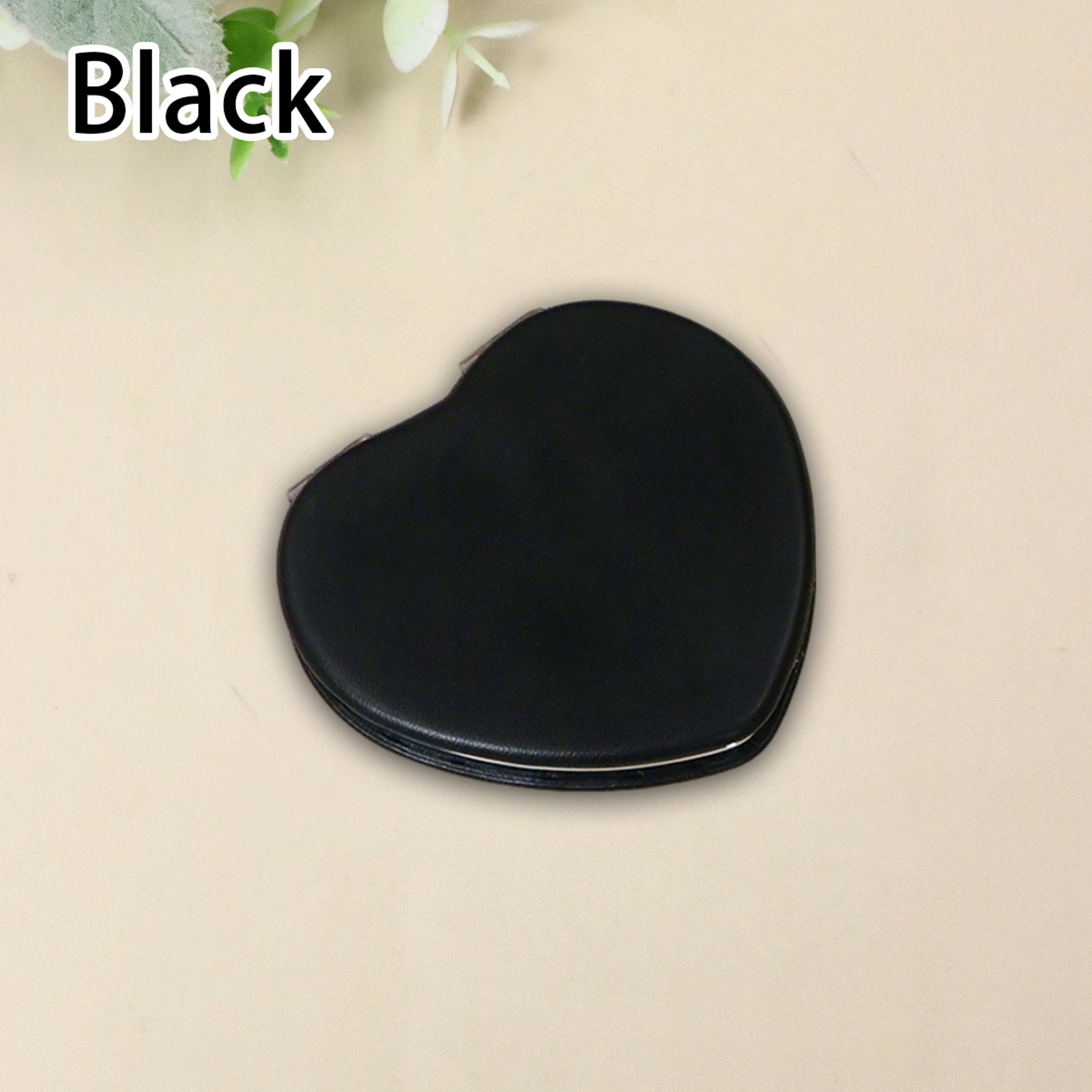 Heart Pocket Compact Makeup Mirror with 2x Magnifying Mirror for Travel & Daily Touch Ups – view 9