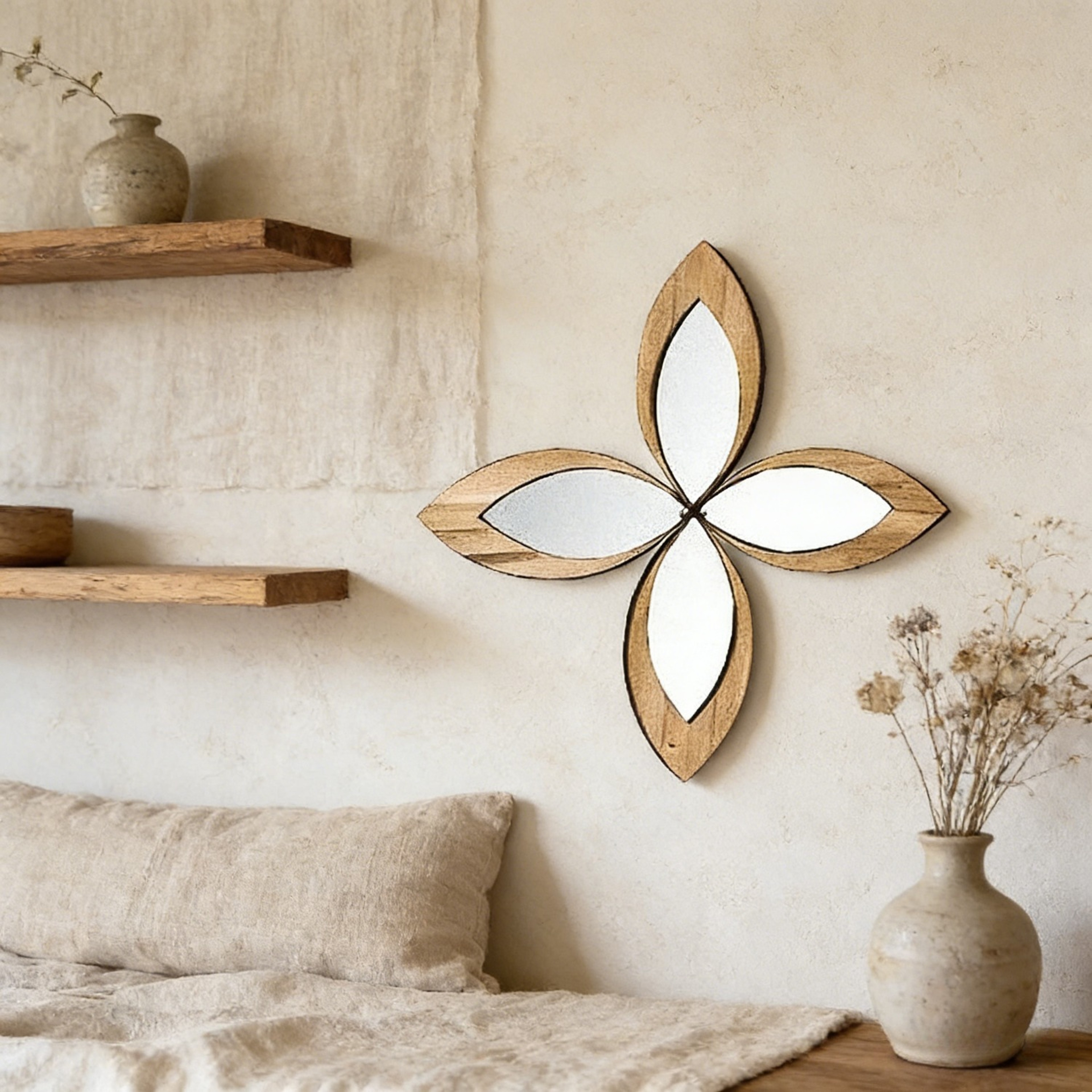 Acrylic Wall Mirror Set Irregular Tear-Shaped Decorative Wall Mirrors for Modern Home Decor – view 3
