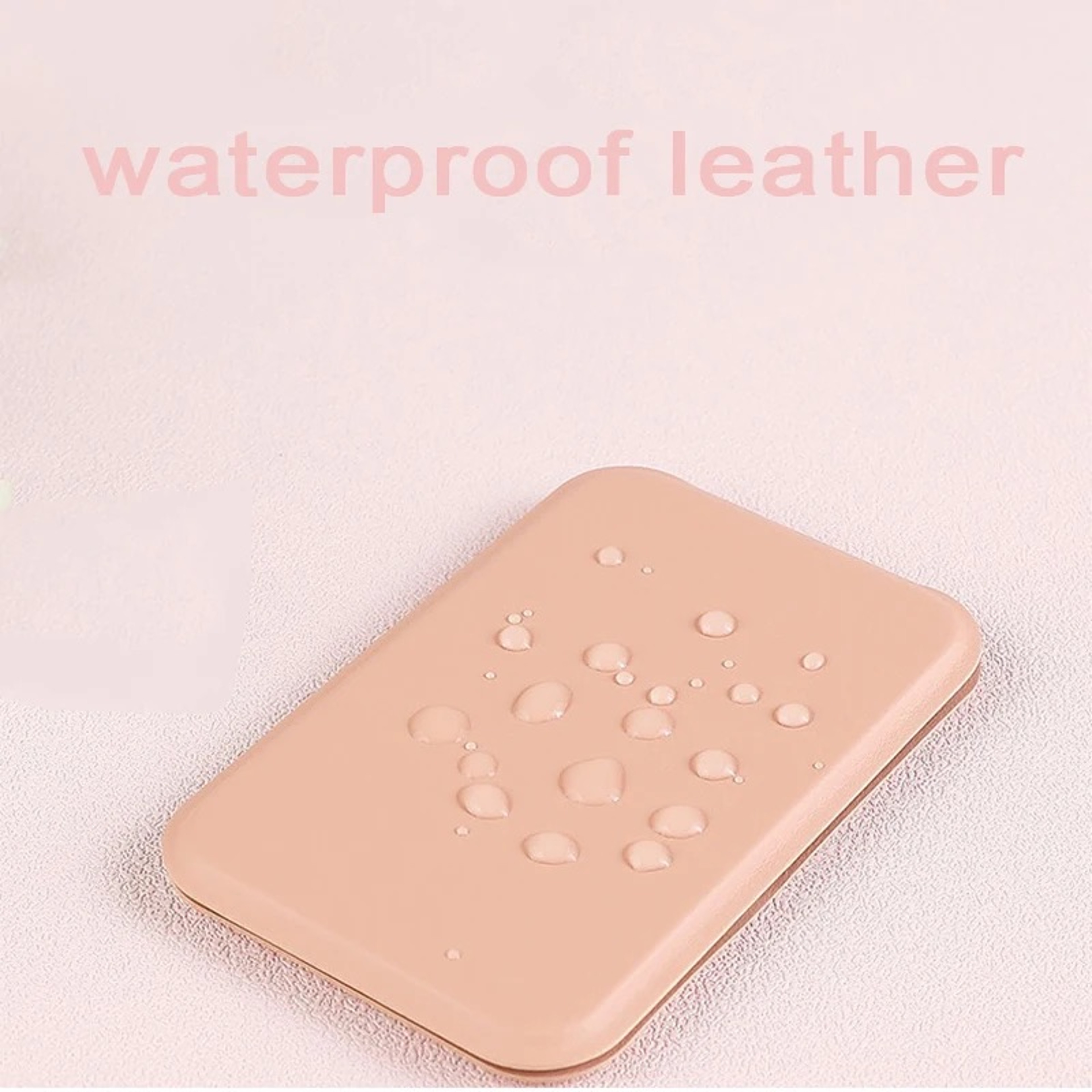 Portable Pocket Mirror with PU Leather Case Compact Makeup Travel Mirror for Women & Men – view 5