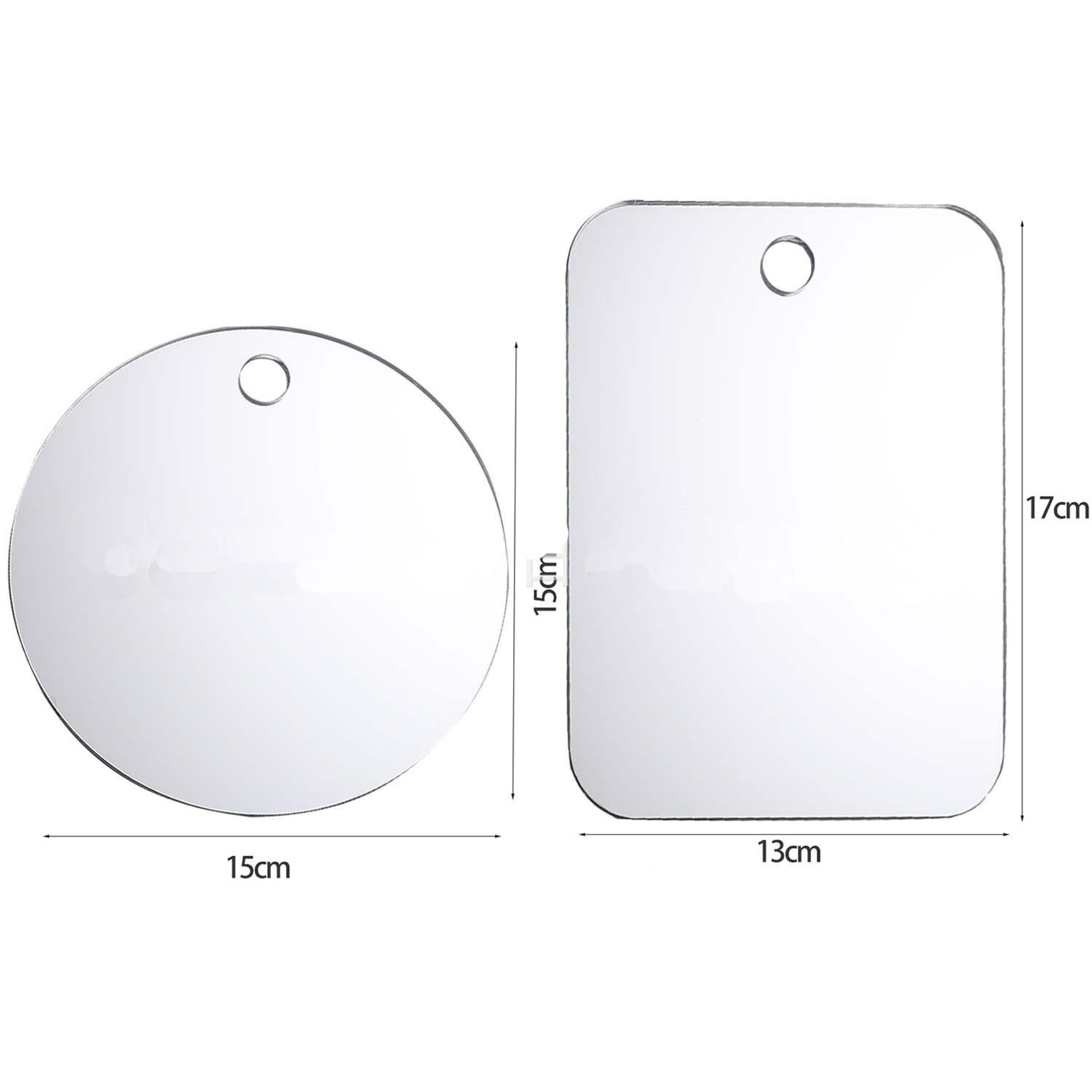 Fog Free Shower Mirror with Suction Cup Wall Mount Unbreakable Acrylic Bathroom Shaving Mirror – view 6