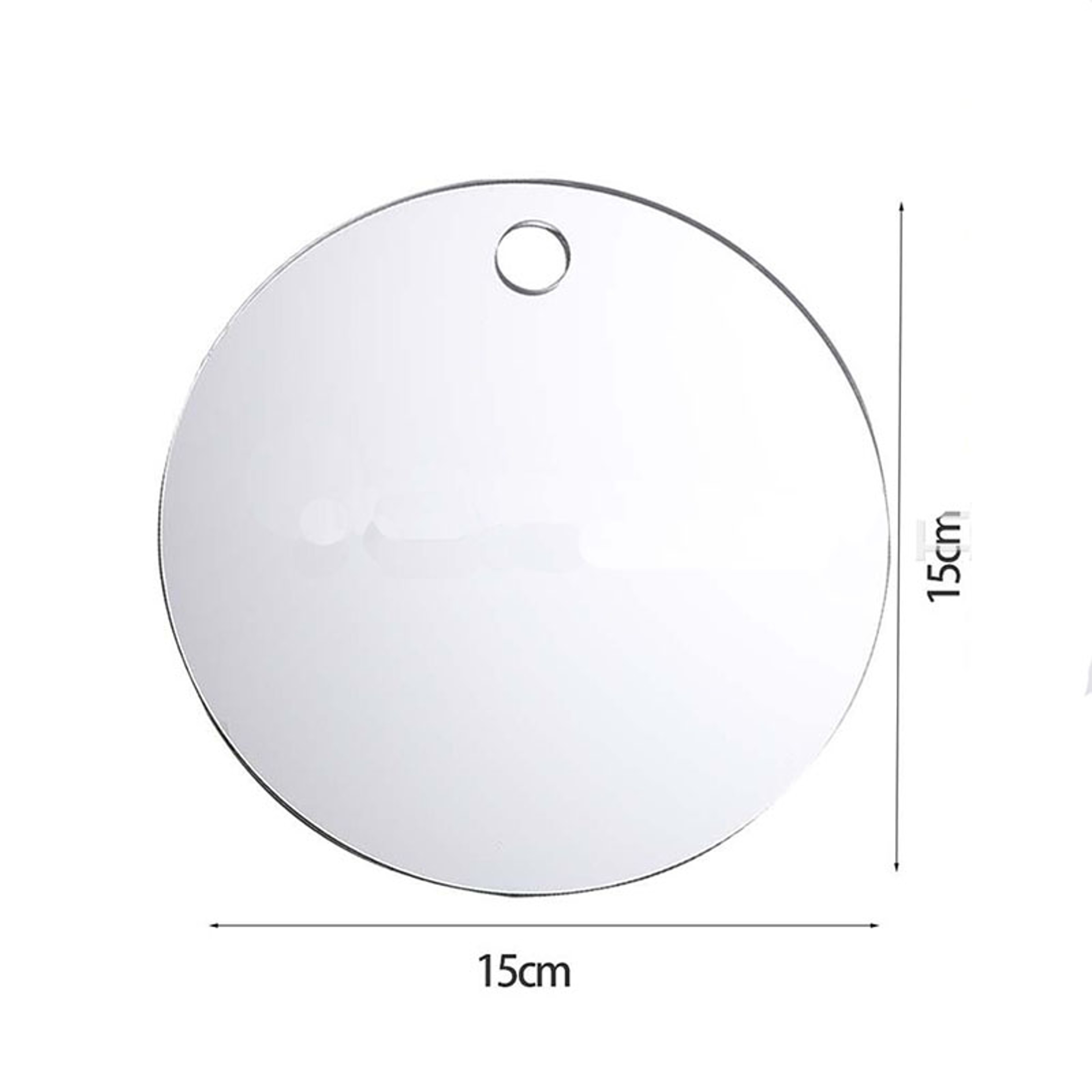 Fog Free Shower Mirror with Suction Cup Wall Mount Unbreakable Acrylic Bathroom Shaving Mirror – view 7