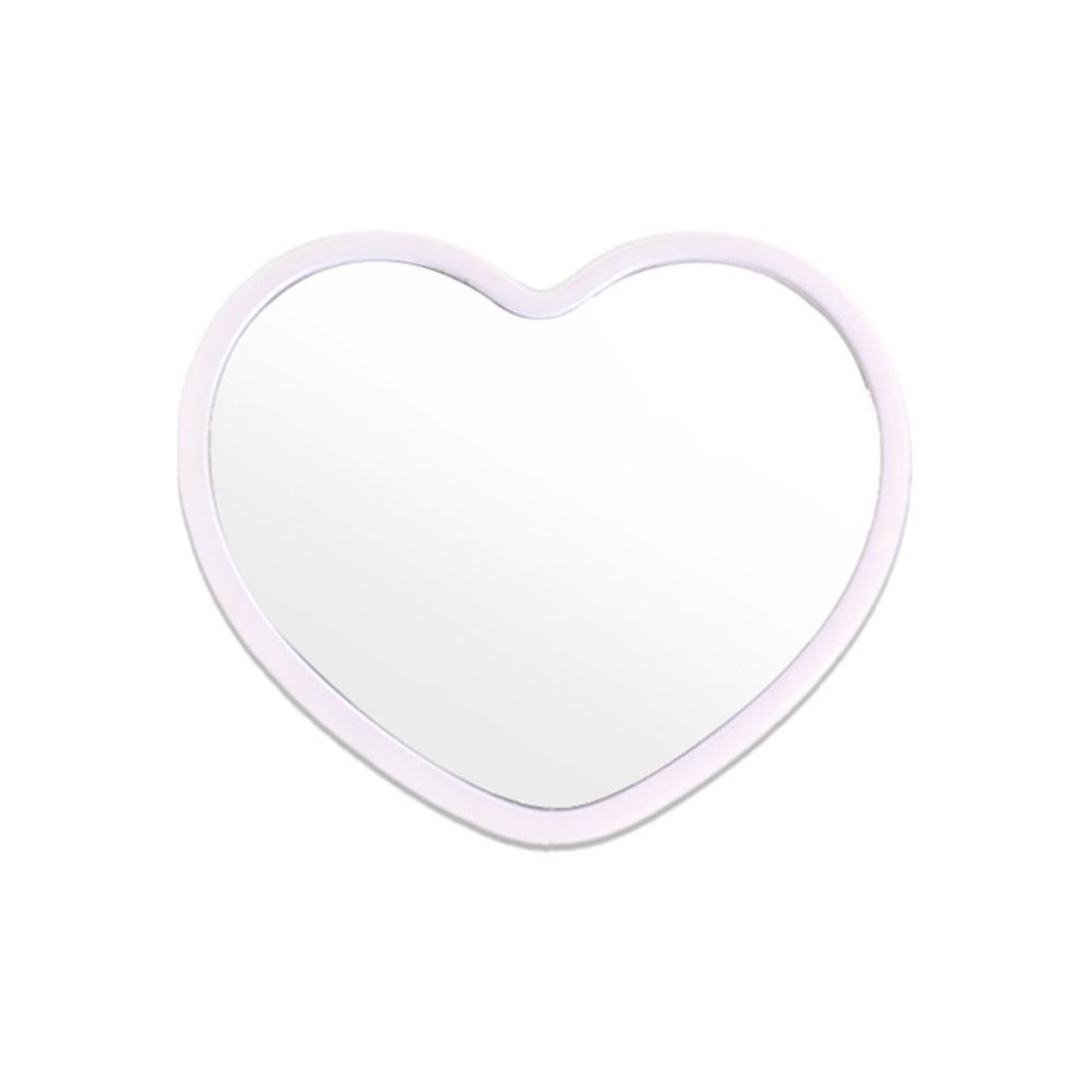 HeartShaped Handheld Mirror Portable Makeup Mirror Compact Vanity Mirror For Travel  Daily TouchUps 7