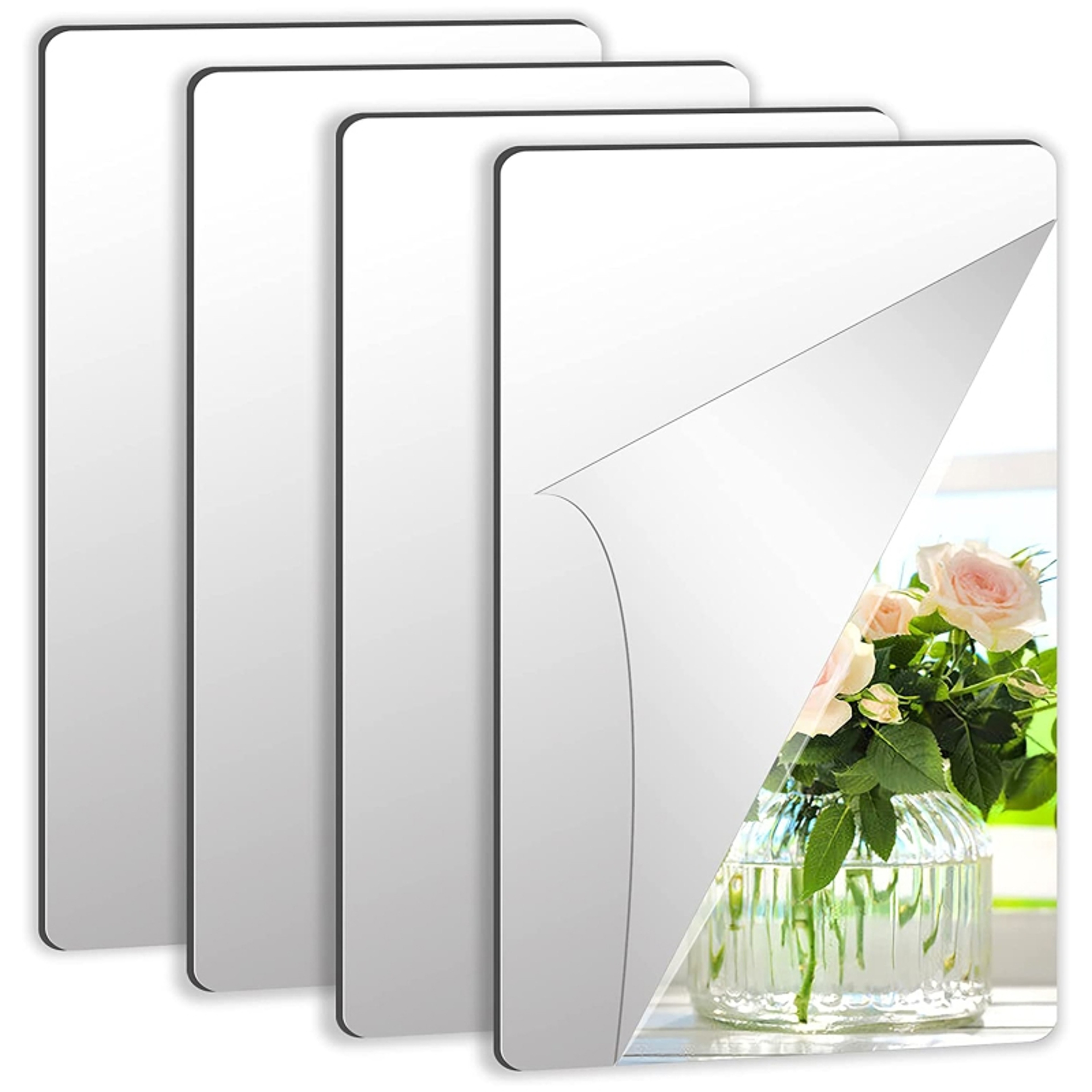 Acrylic Mirror Sheets Flexible Mirror Wall Tiles for Home Decor – view 1