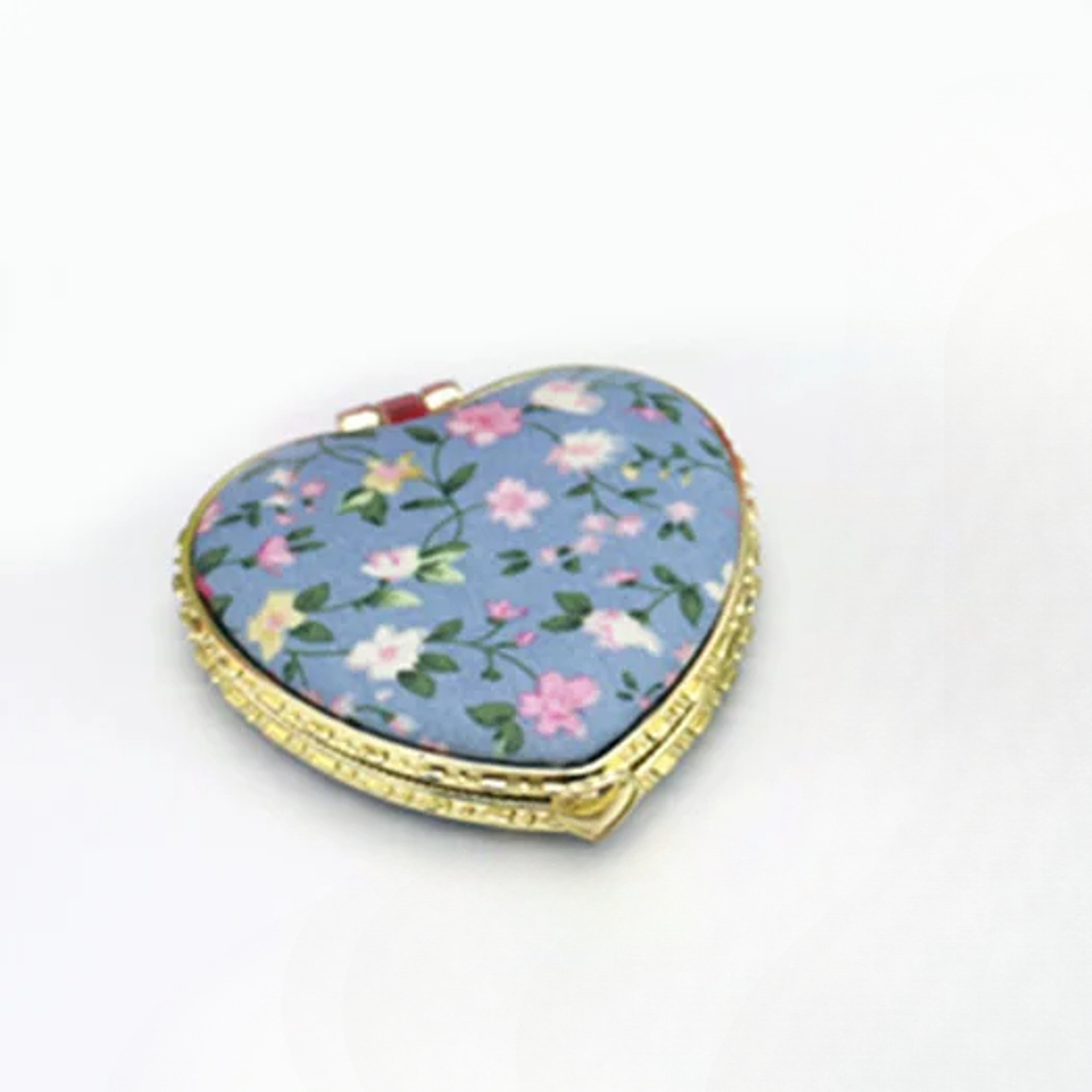 Vintage Compact Makeup Mirror Floral Double Sided Pocket Mirror for Travel & Daily Touch Ups – view 13