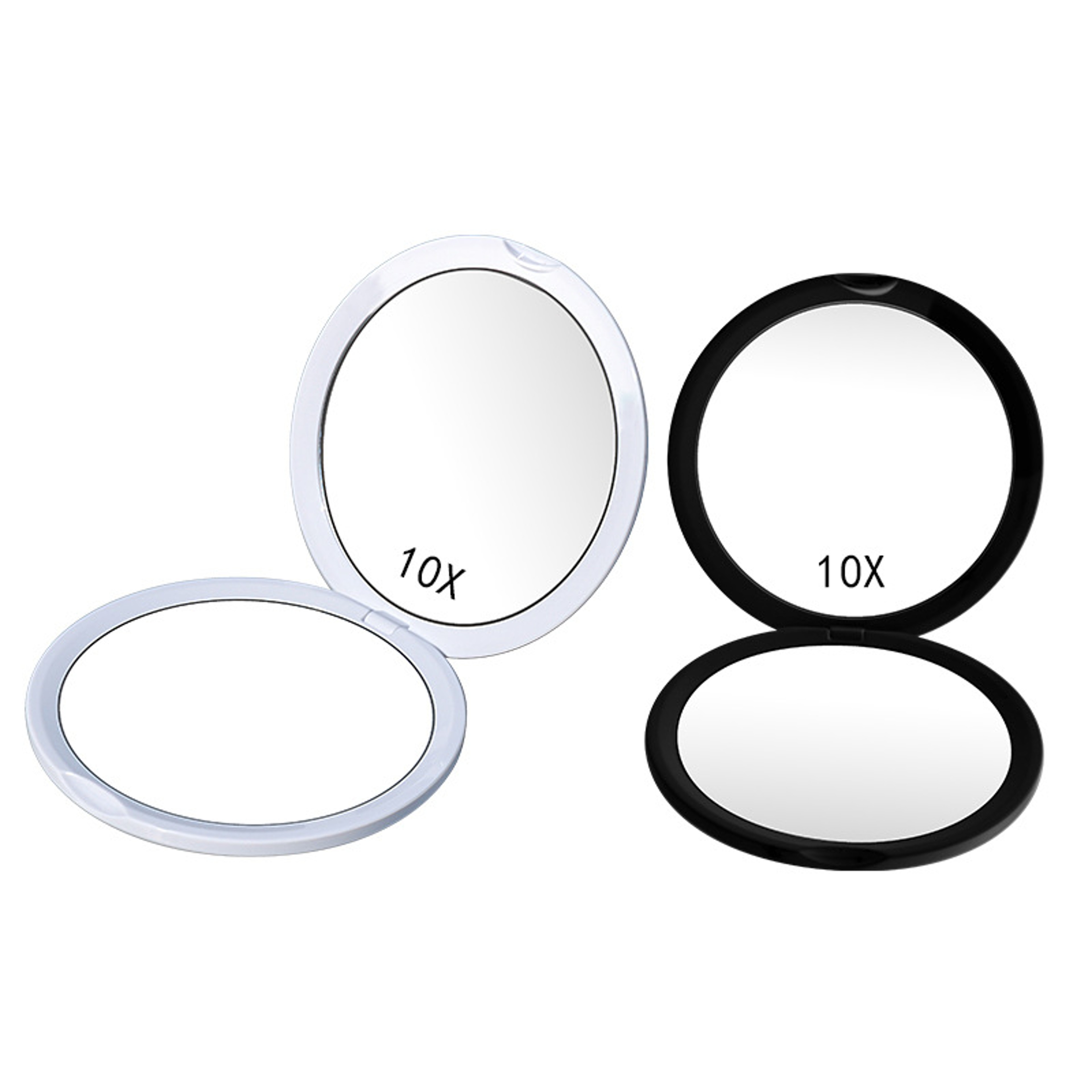 Portable Compact Makeup Mirror With 10x Magnifying Double Sided Travel Pocket Mirror 0