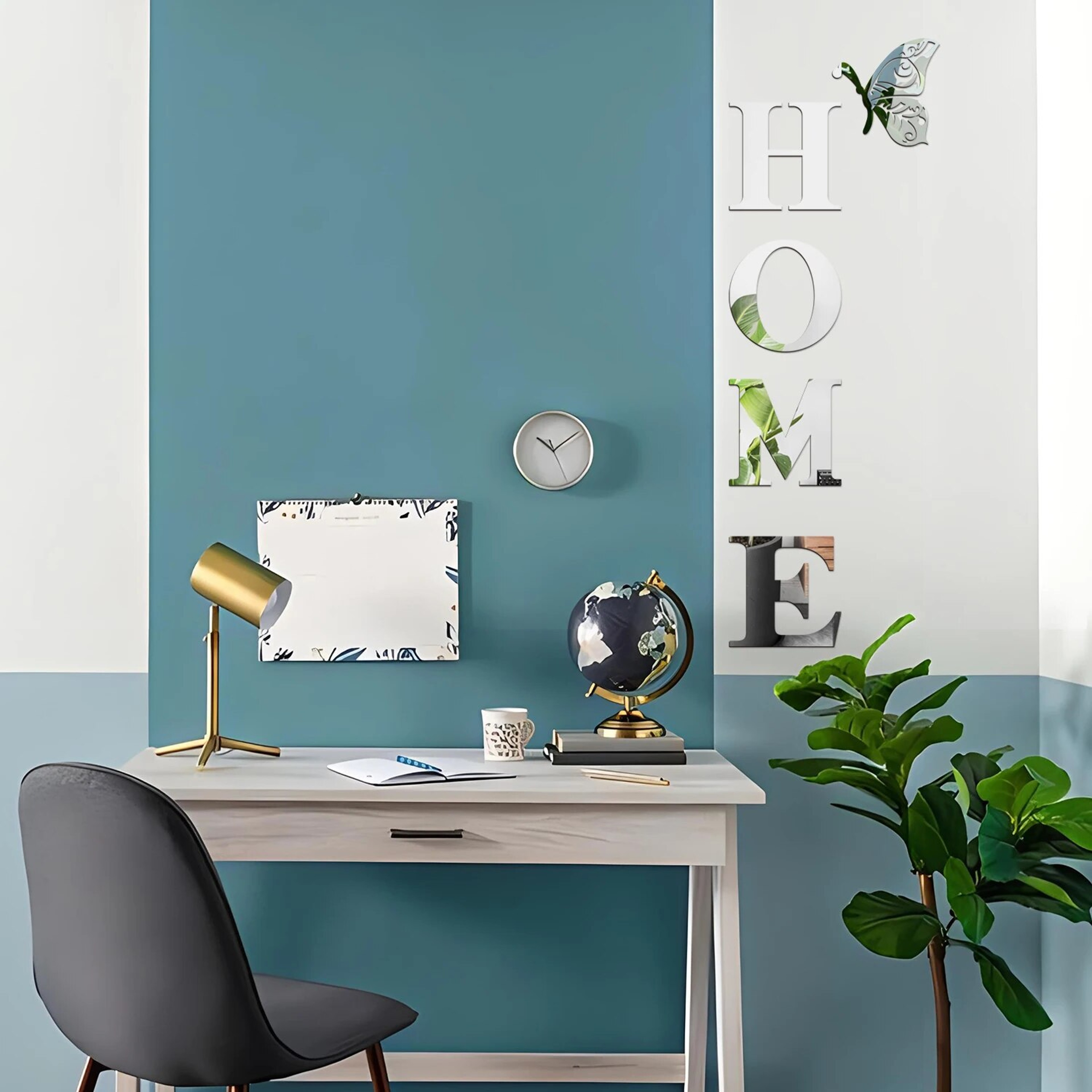 HOME 3D Mirror Wall Sticker Acrylic Mirror Wall Decor for Entryway & Living Room – view 5
