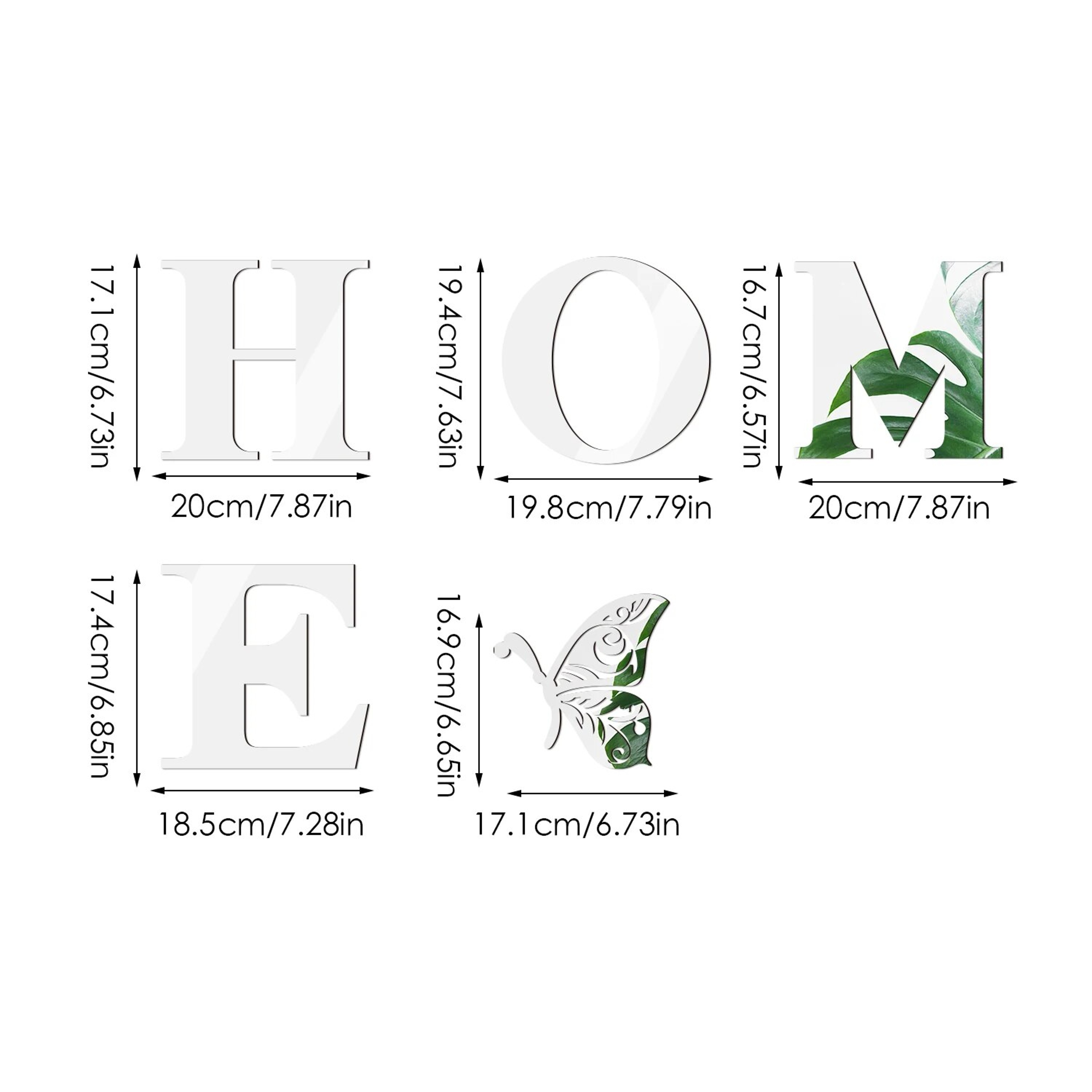 HOME 3D Mirror Wall Sticker Acrylic Mirror Wall Decor for Entryway & Living Room – view 6