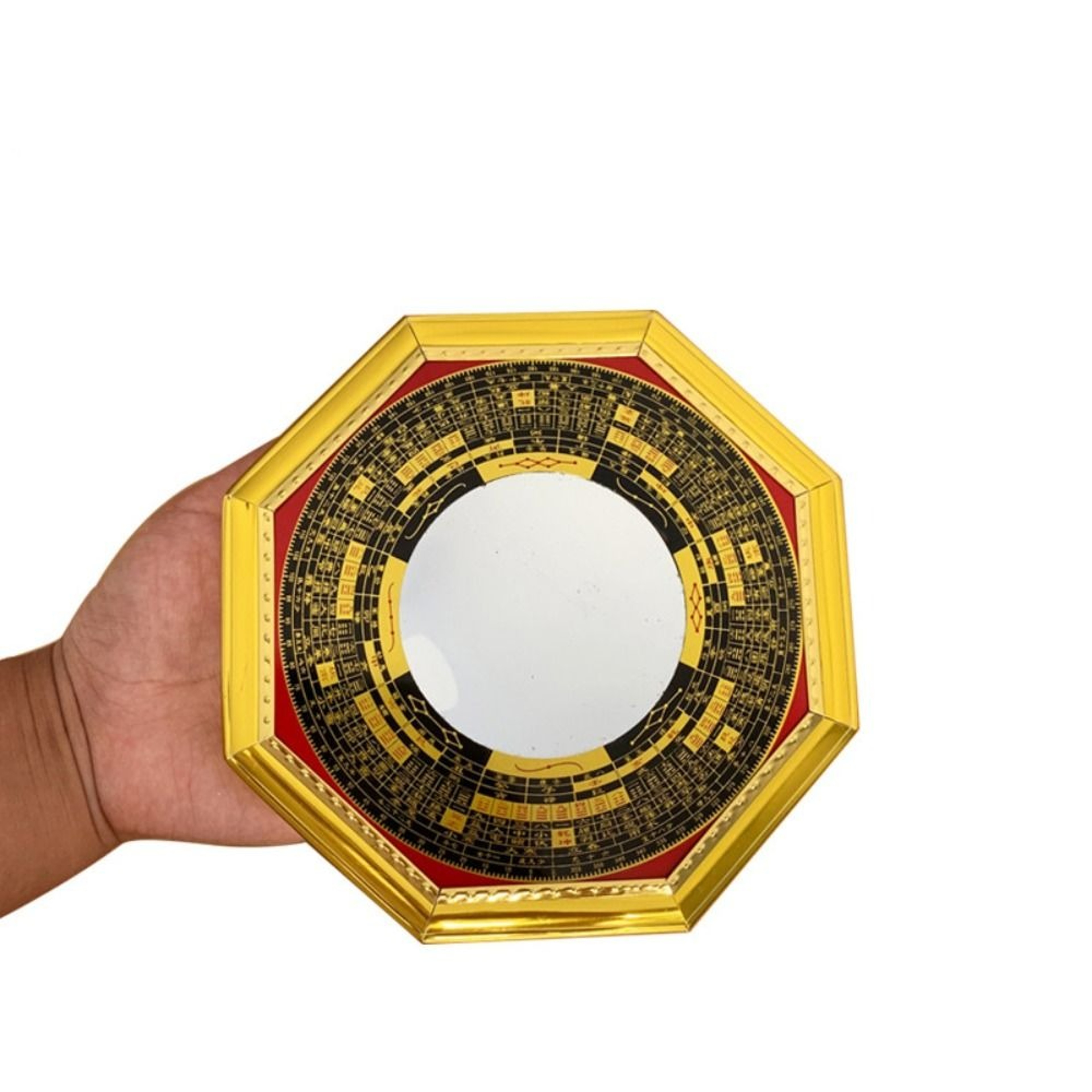 Mirror Octagonal Protection Mirror with Metal Frame Concave Convex Glass – view 8