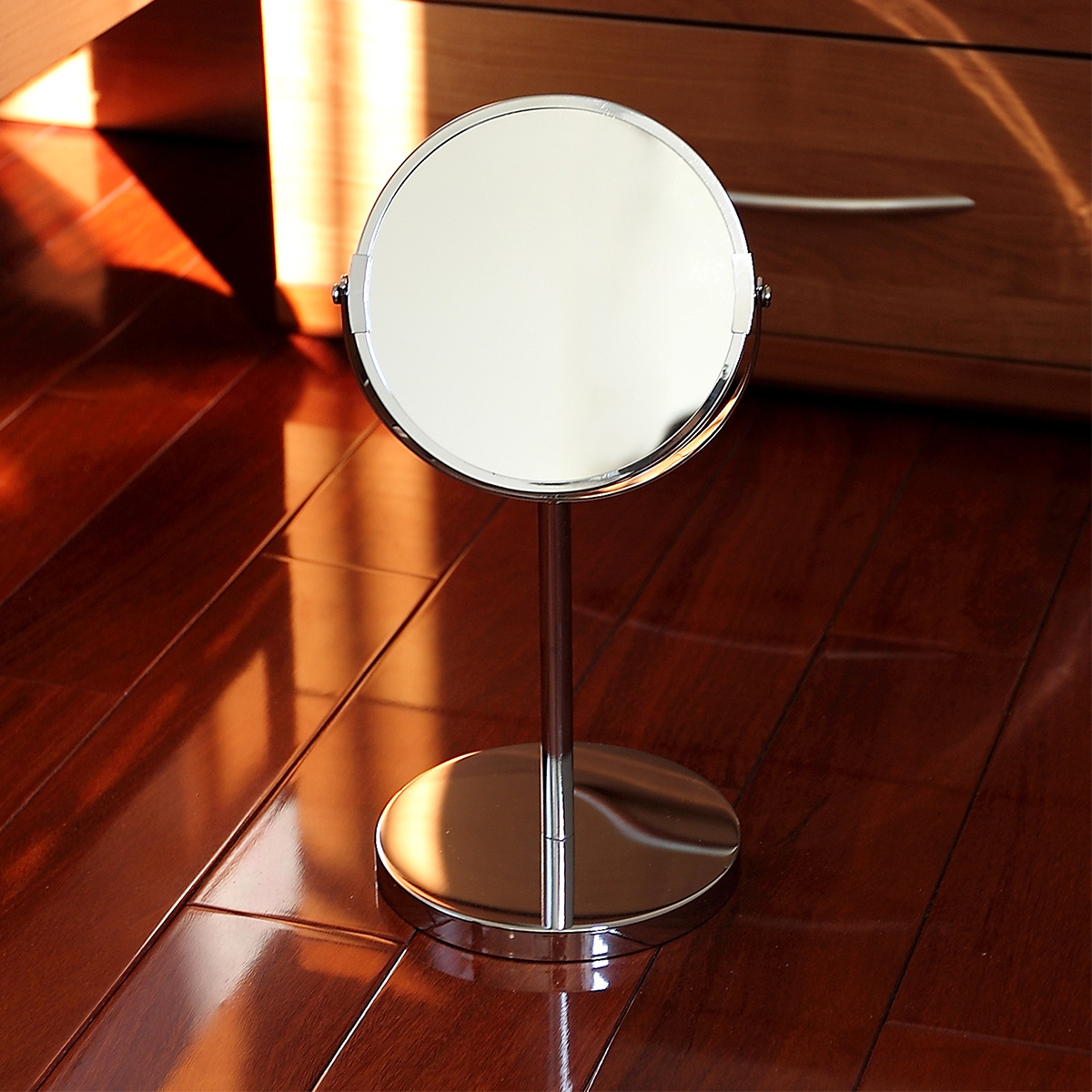 Magnifying Makeup Mirror with Stand Double Sided Tabletop Vanity Mirror 360 Swivel – view 3
