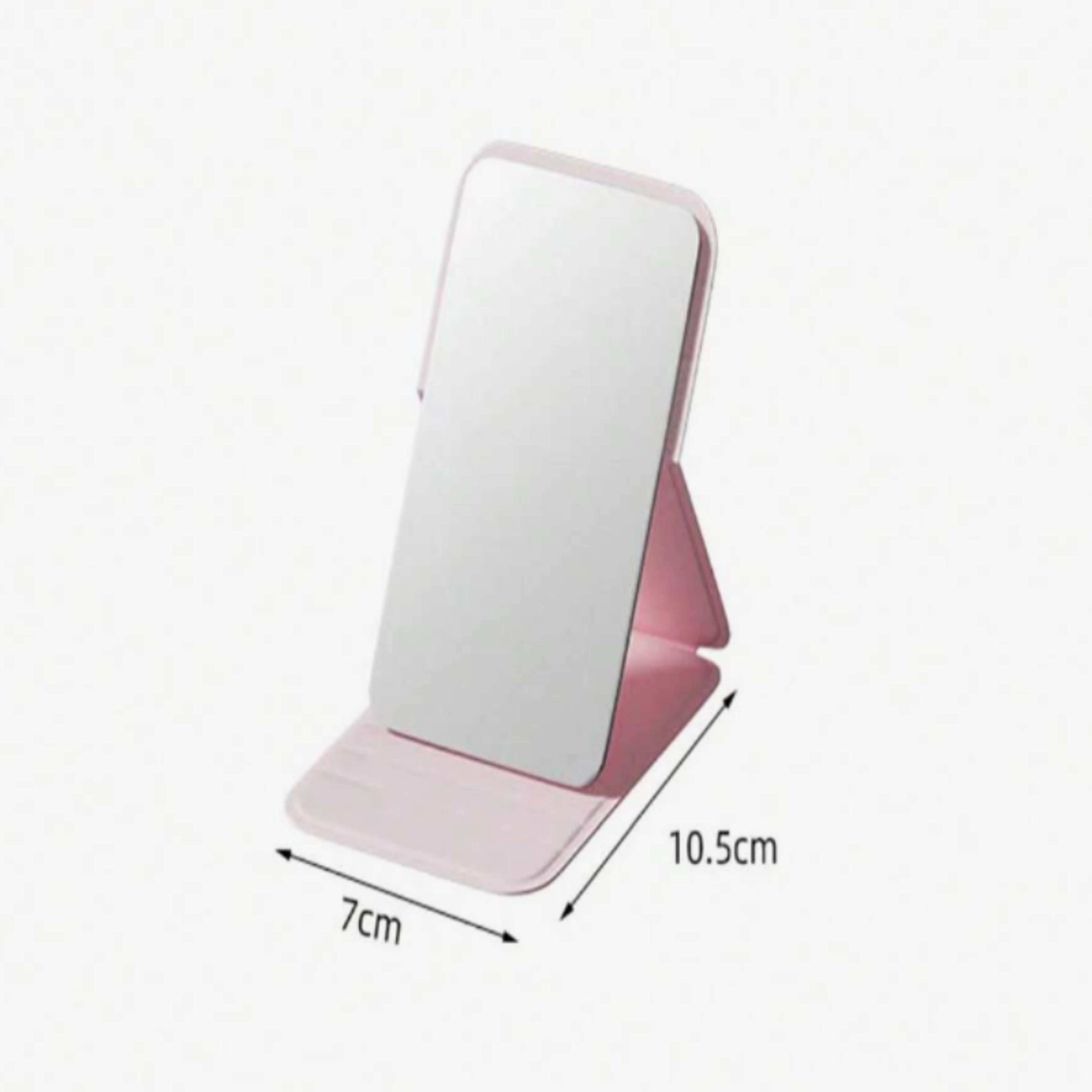 Portable Makeup Mirror with PU Leather Cover Foldable Travel Compact Vanity Mirror – view 9