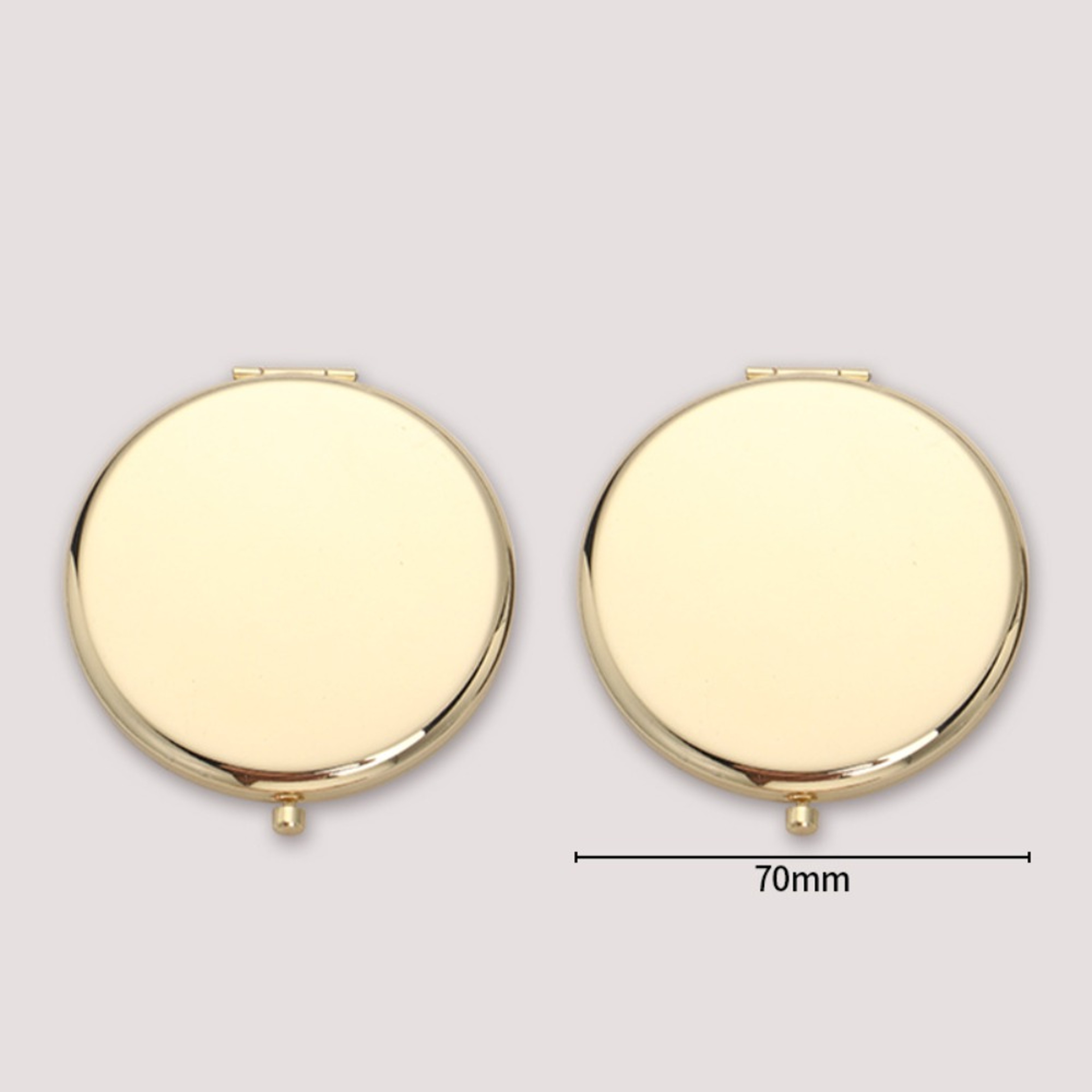Portable Makeup Mirror Compact Pocket Mirror With Double Sided Magnifying Mirror For Travel Touch U 7