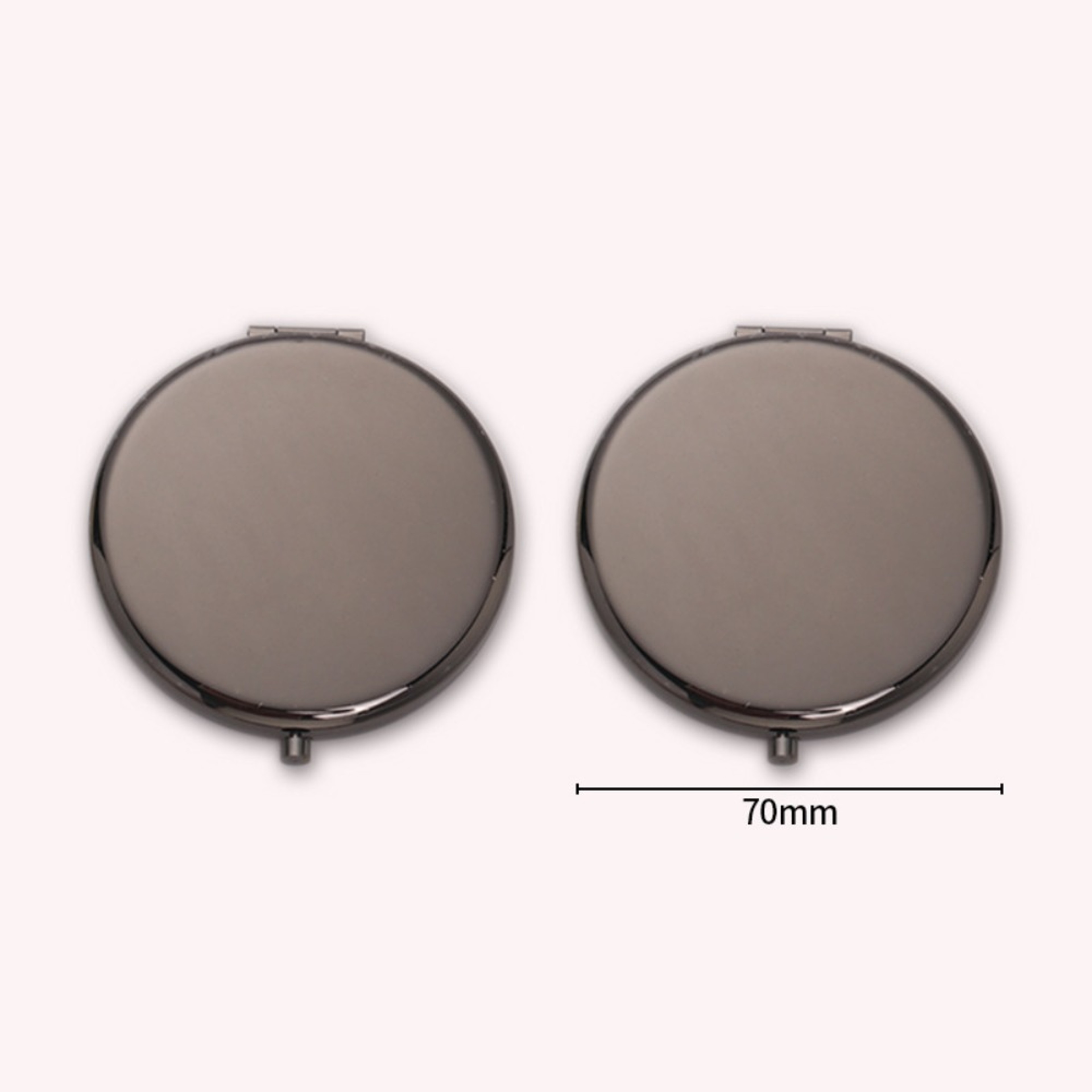 Portable Makeup Mirror Compact Pocket Mirror With Double Sided Magnifying Mirror For Travel Touch U 8