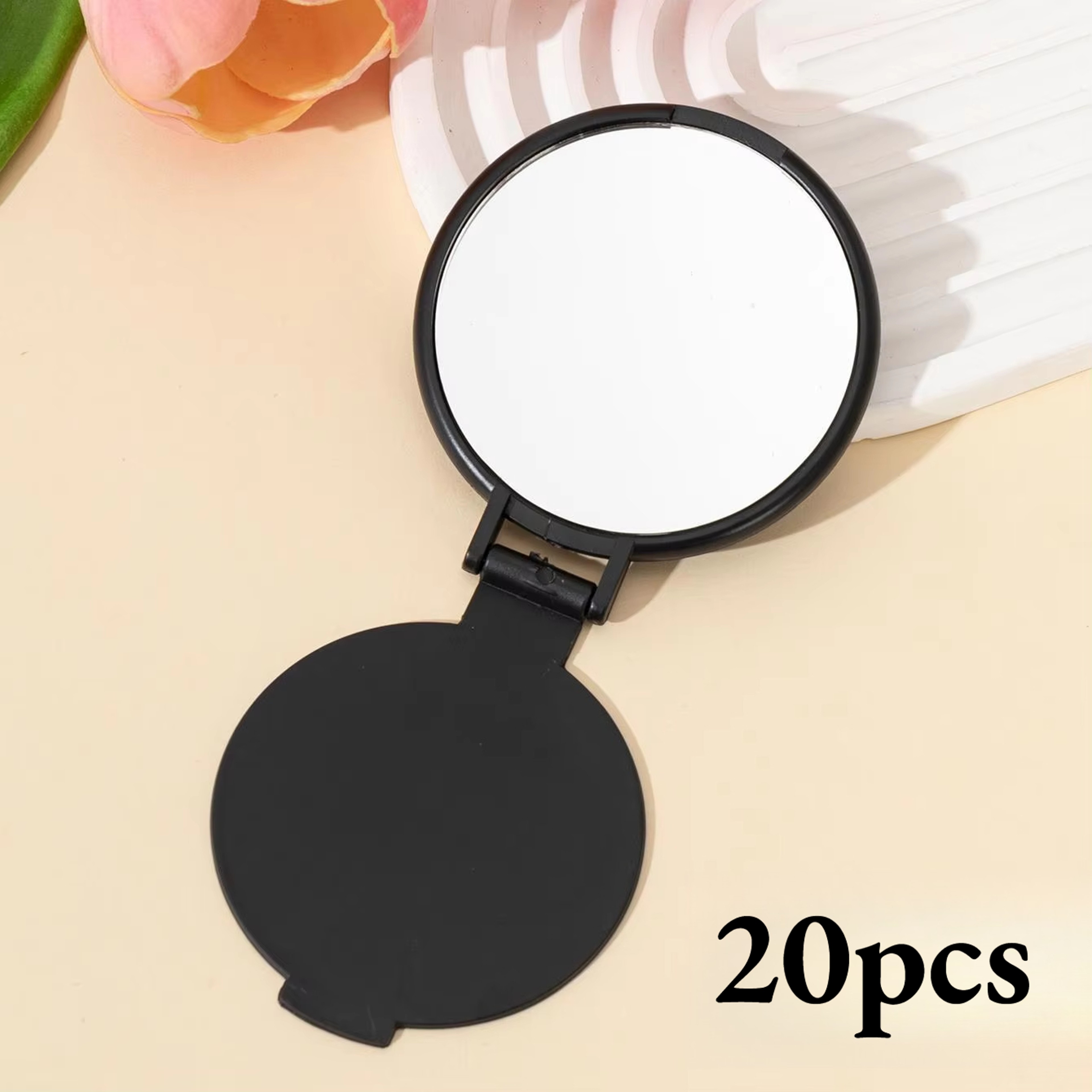 Portable Folding Makeup Mirror Compact Travel Pocket Mirror For Daily Beauty Touch Ups 7