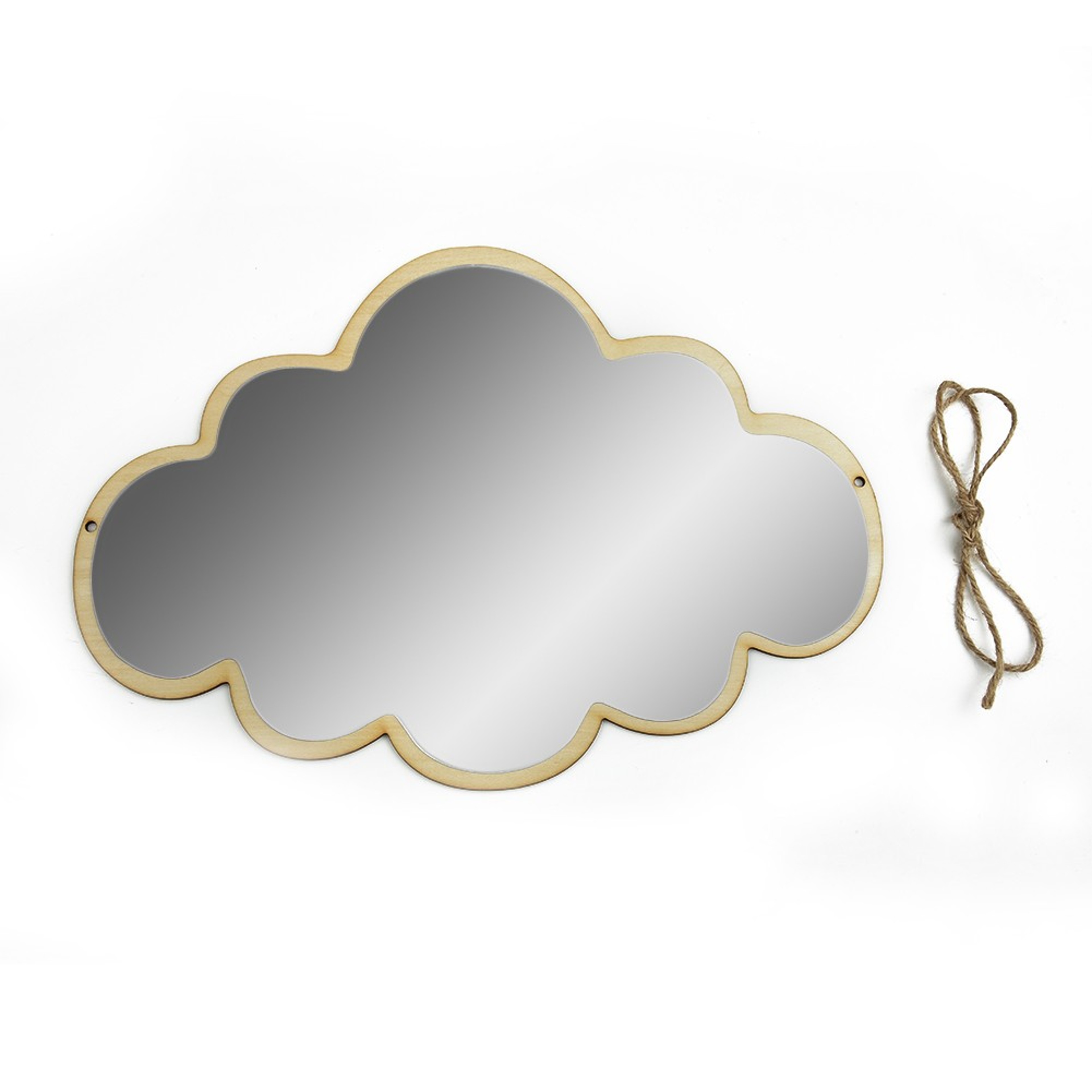 Cloud Mirror Wall Decor Irregular Acrylic Wall Mirror for Aesthetic Bedroom & Dorm Room Decor – view 1