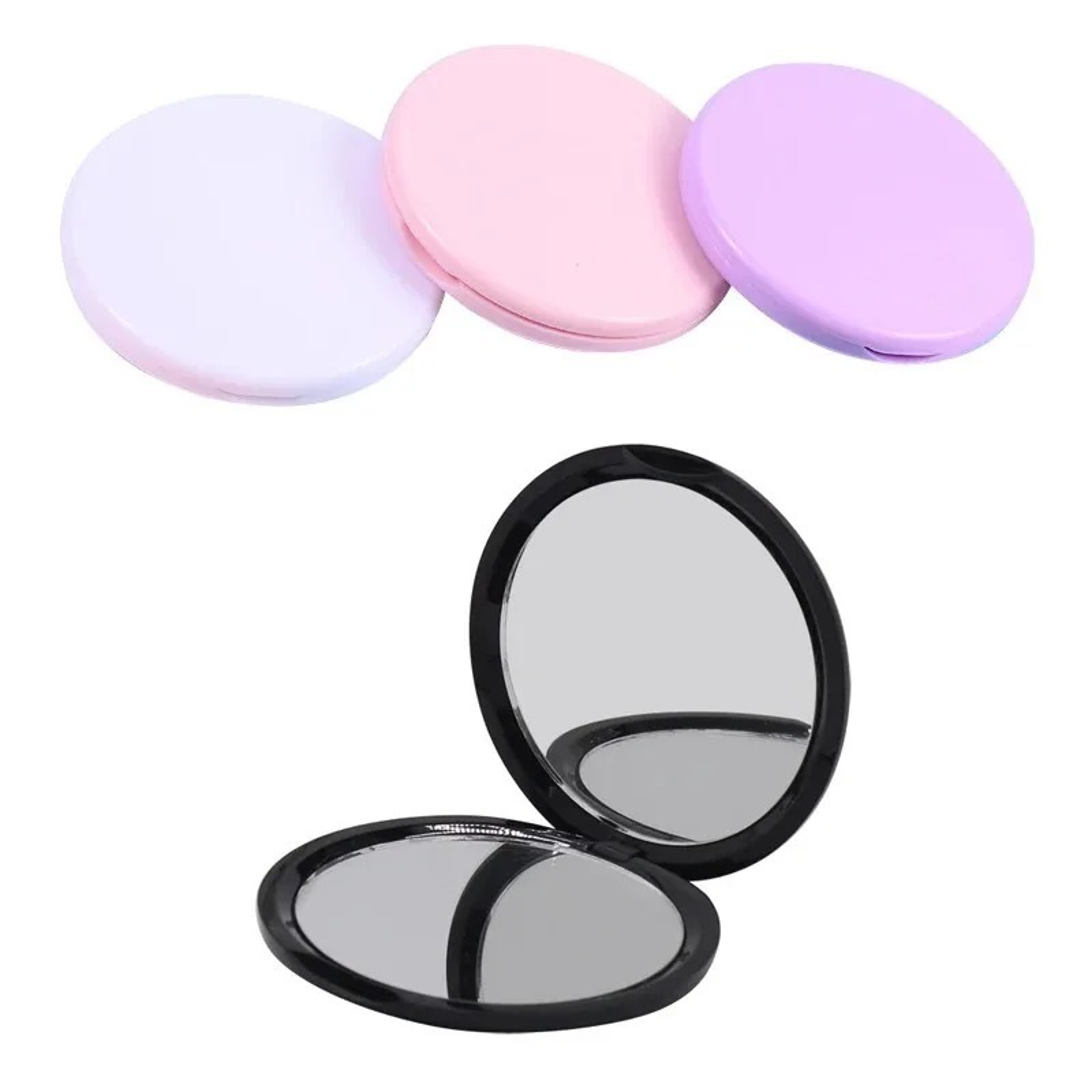 Foldable Makeup Mirror Double Sided Pocket Mirror Portable Compact Travel Mirror – view 2