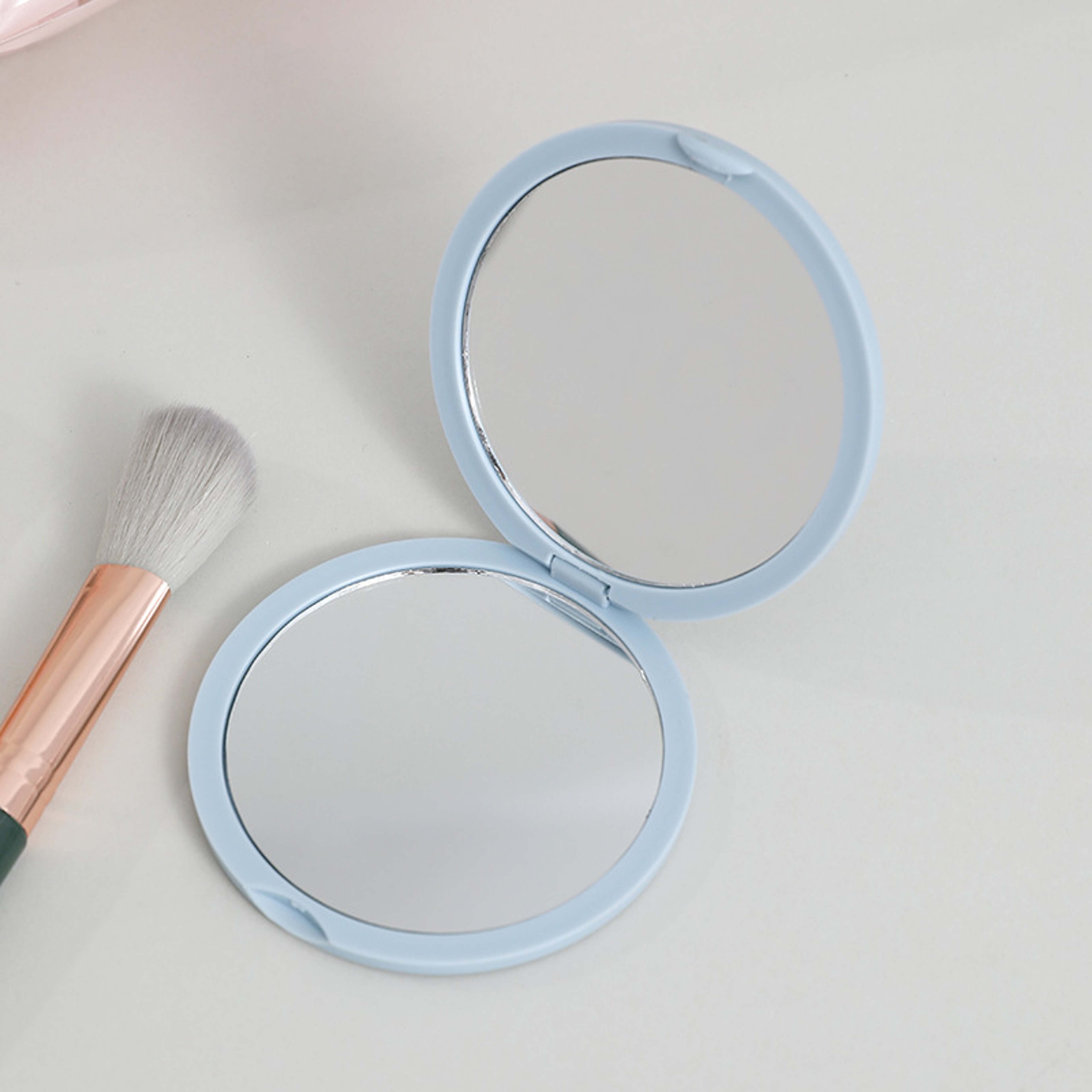 Foldable Makeup Mirror Double Sided Pocket Mirror Portable Compact Travel Mirror – view 11