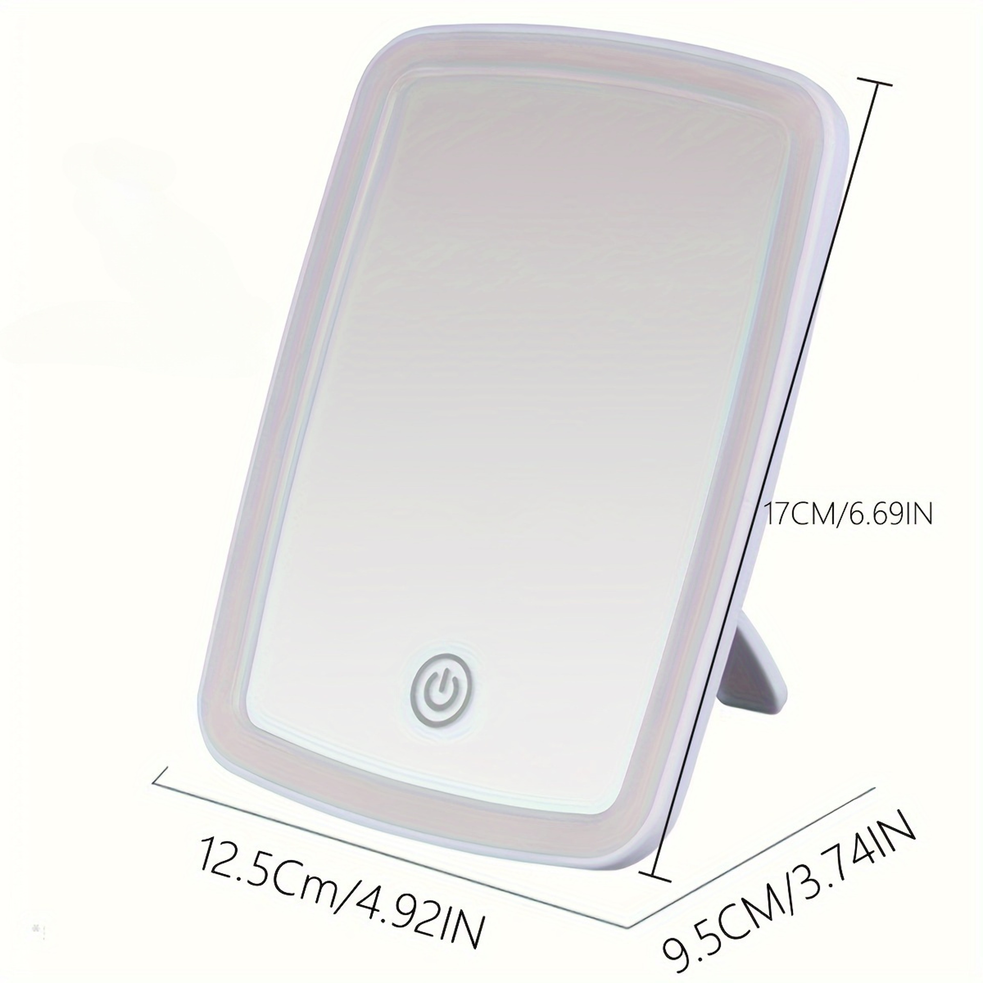 LED Makeup Mirror with Touch Sensor, 3 Color Lighting & USB Rechargeable Portable Vanity Mirror – view 4
