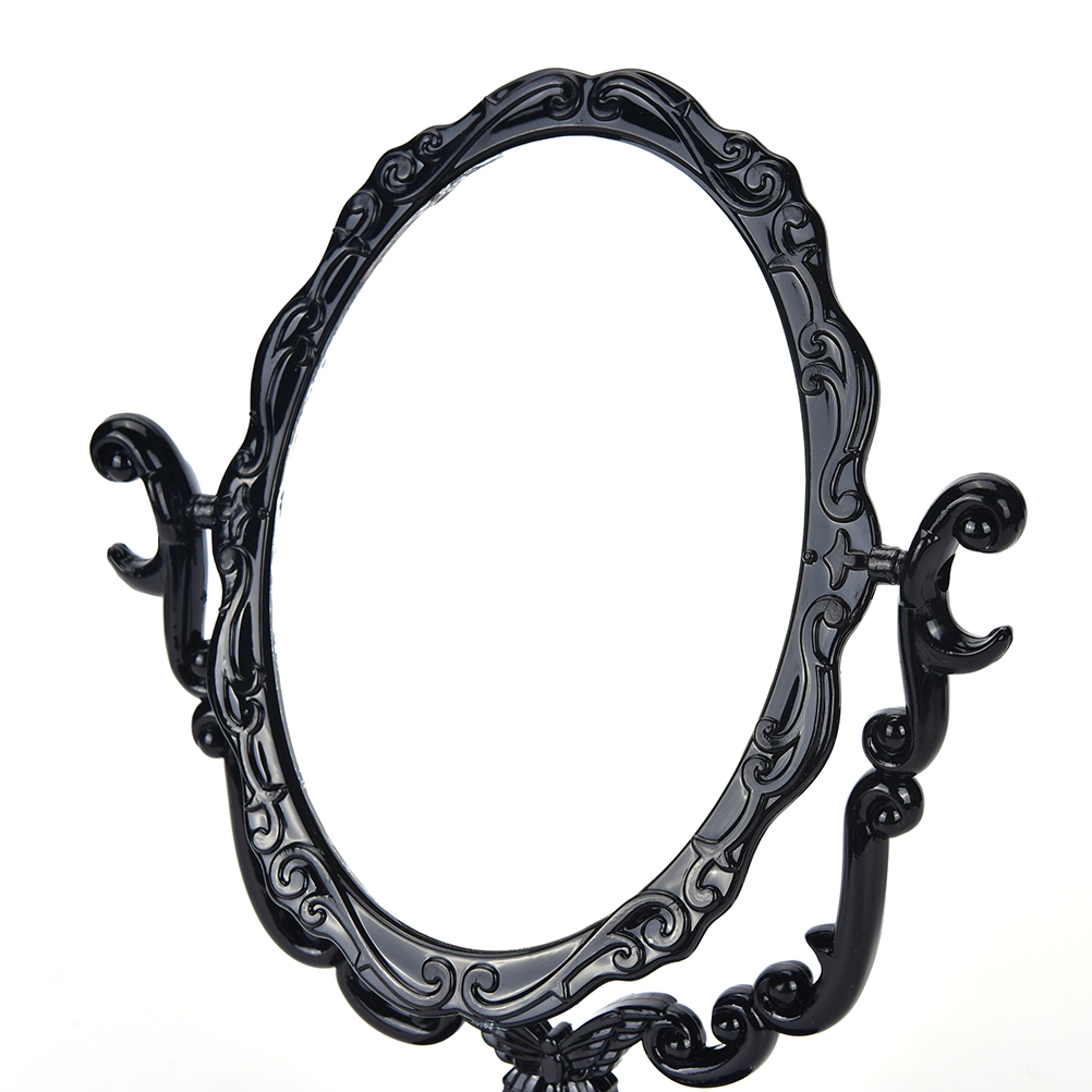 Gothic Rose Vintage Makeup Mirror with Butterfly Frame Rotating Vanity Mirror for Desktop Vanity – view 6