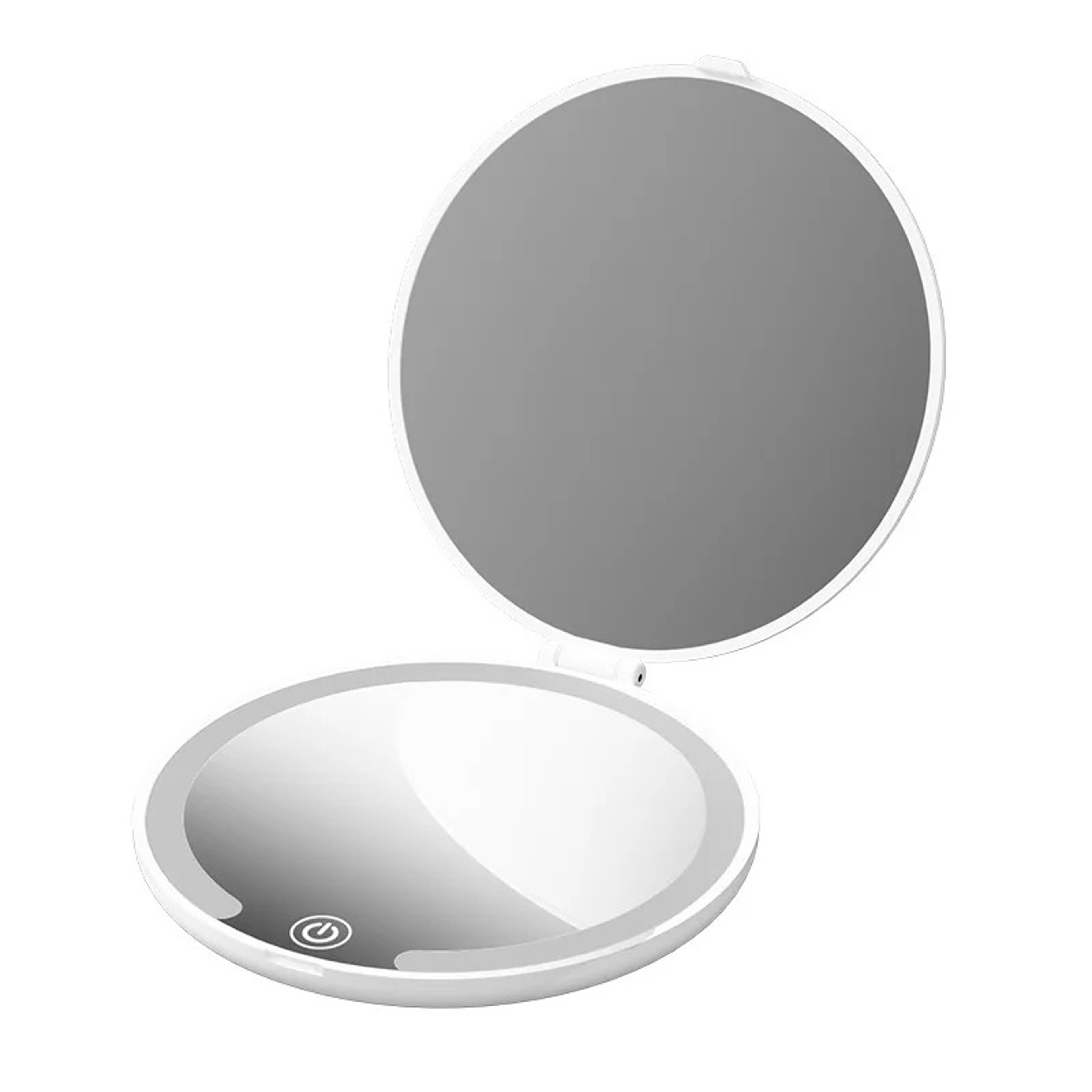 Rechargeable LED Travel Makeup Mirror with 5X Magnifying Mirror & 3 Color LED Lights – view 5
