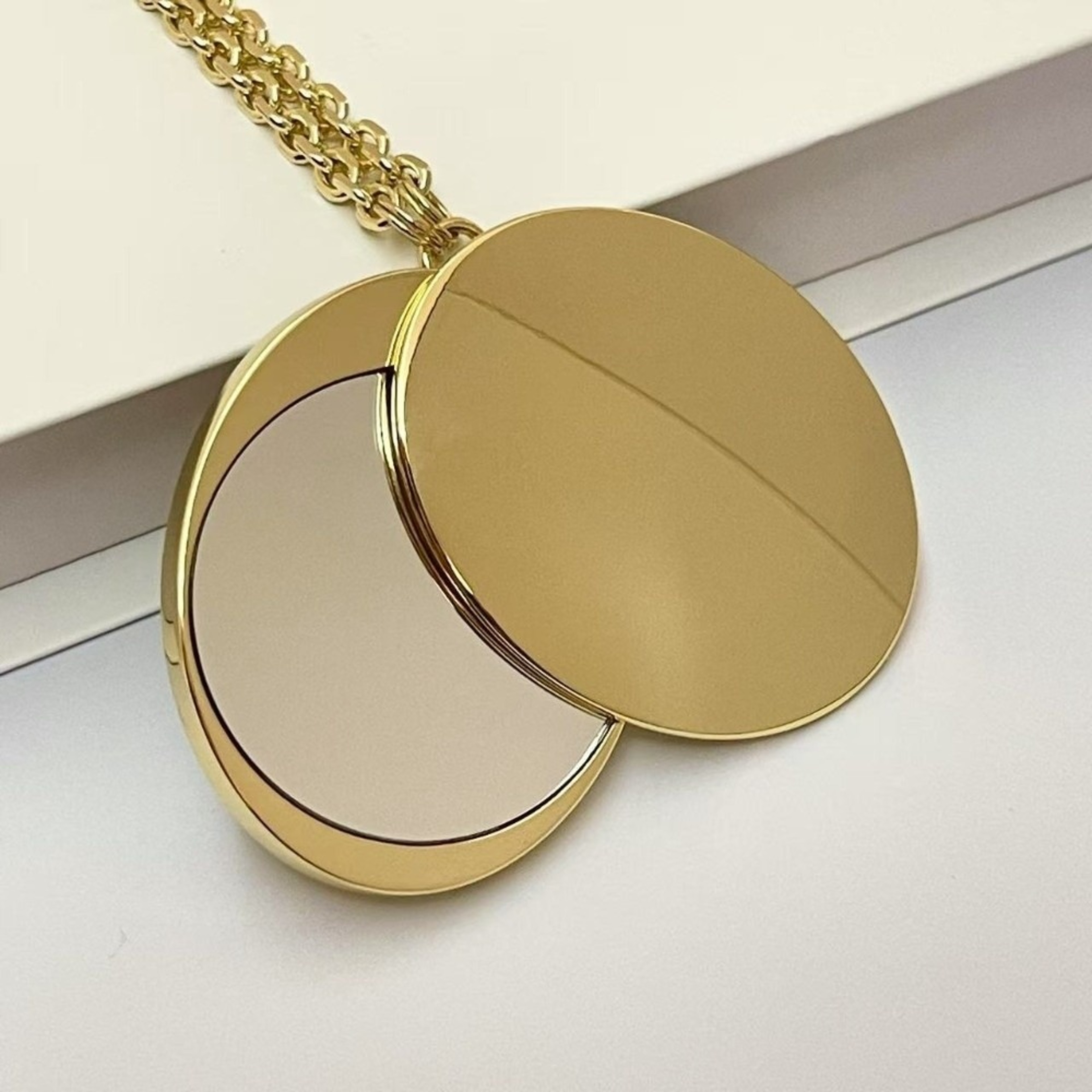 Portable Compact Makeup Mirror Double Sided Metal Travel Pocket Mirror For Purse 9