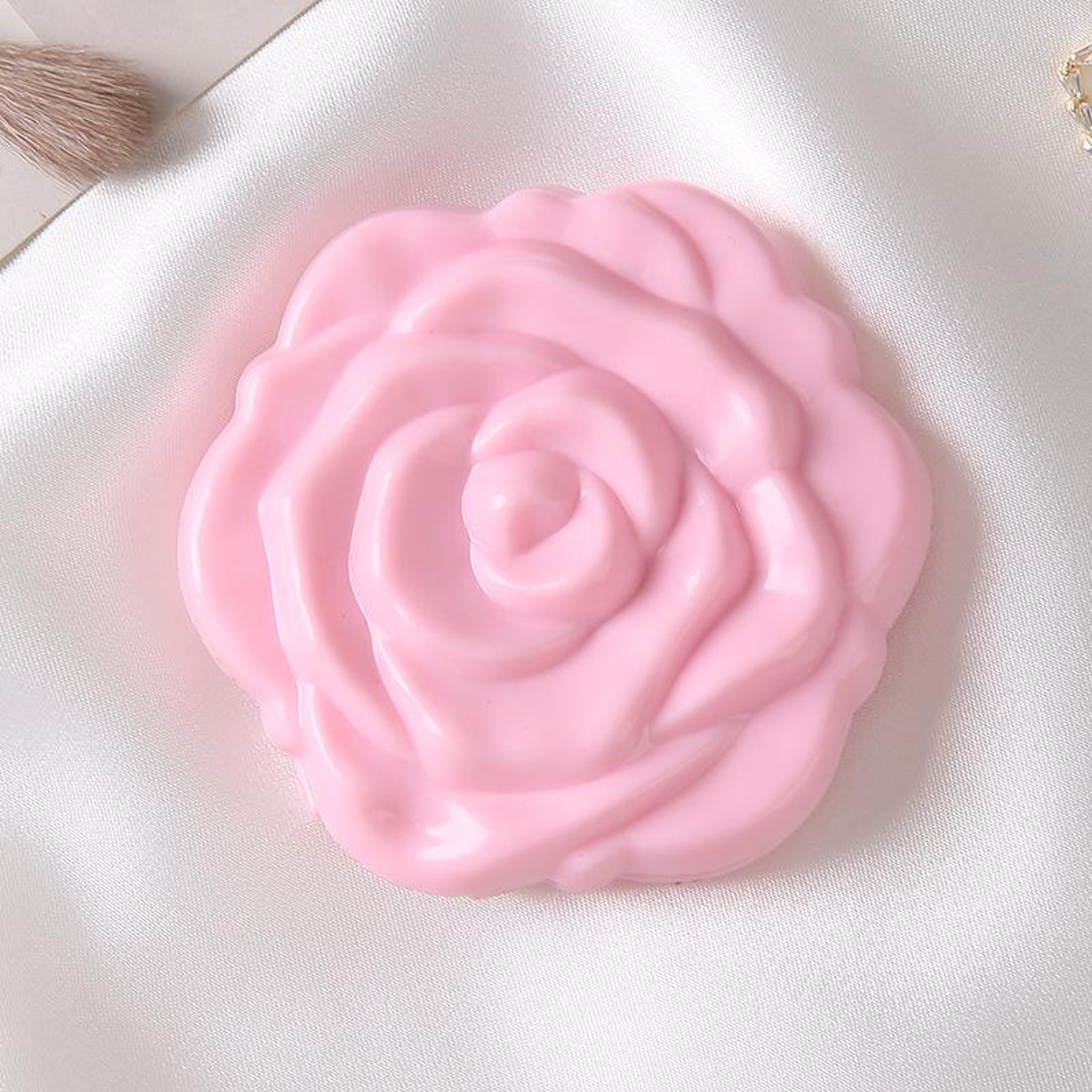 Vintage Rose Compact Makeup Mirror Double Sided Pocket Travel Mirror – view 10