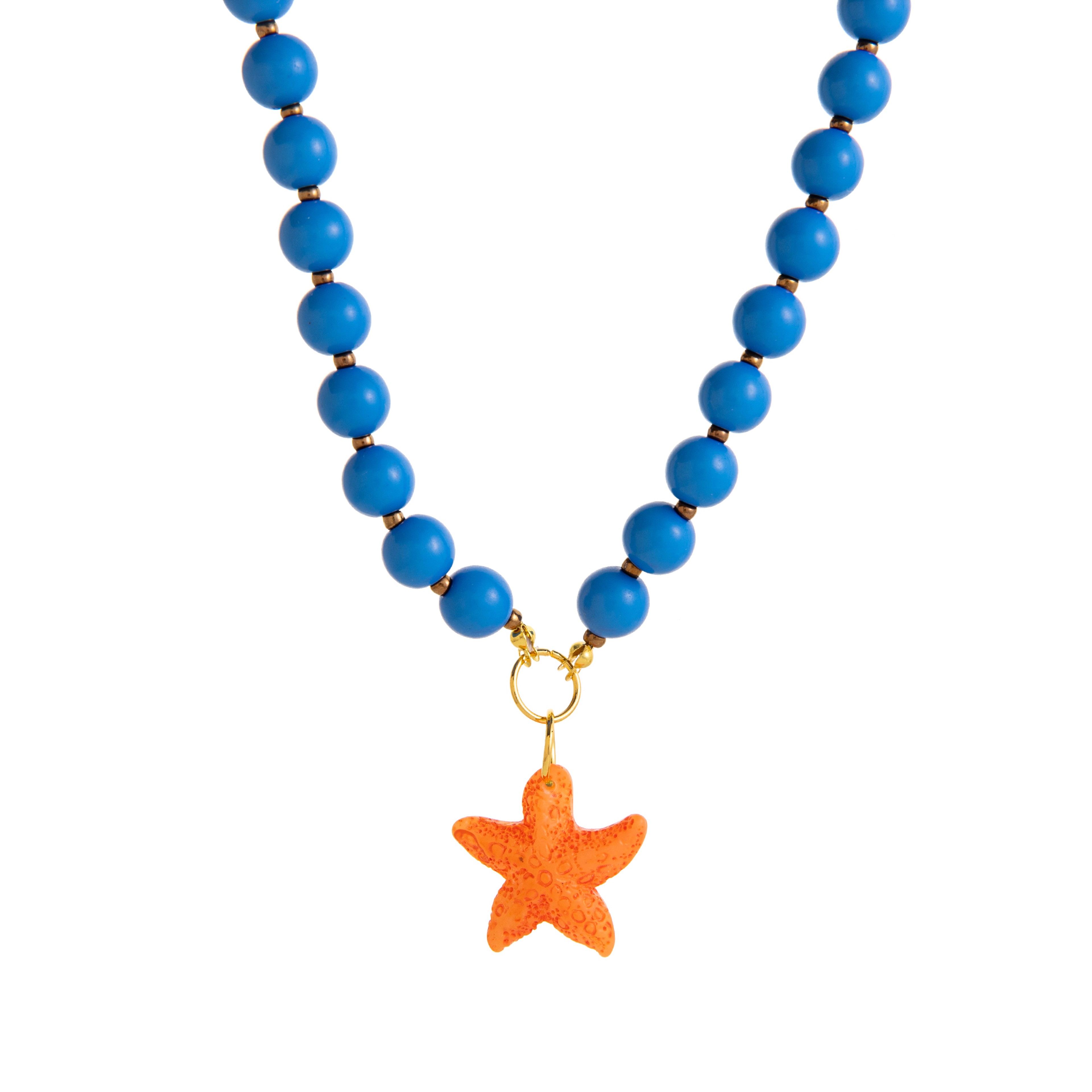 Beach Shell Necklace with Starfish & Ocean Pendant | Summer Beaded Coastal Jewelry for Women – view 8