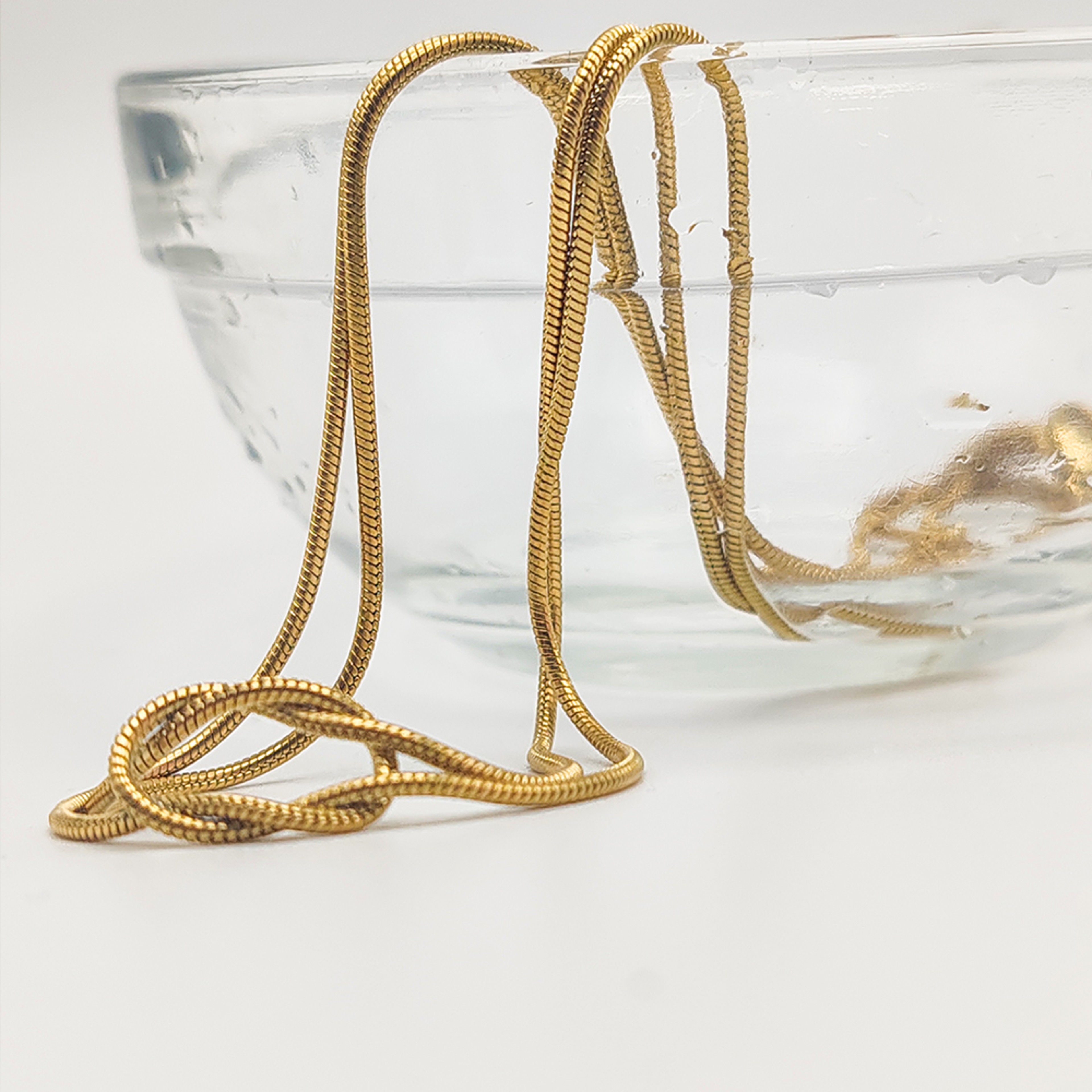 Gold Knot Necklace for Women Minimalist Stainless Steel Necklace – view 6