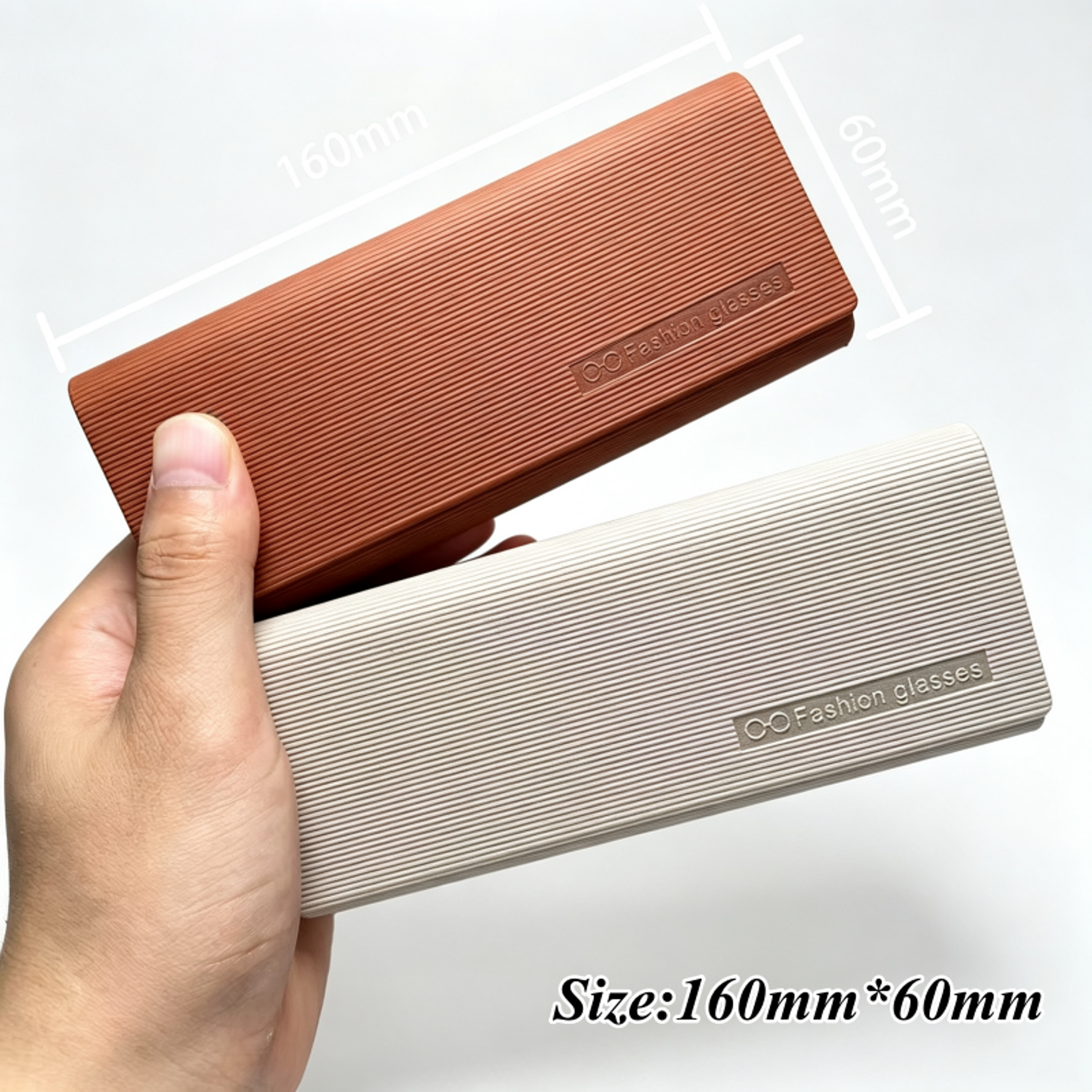 Retro Hard Shell Glasses Case Portable Sunglasses and Eyeglass Storage Box – view 6
