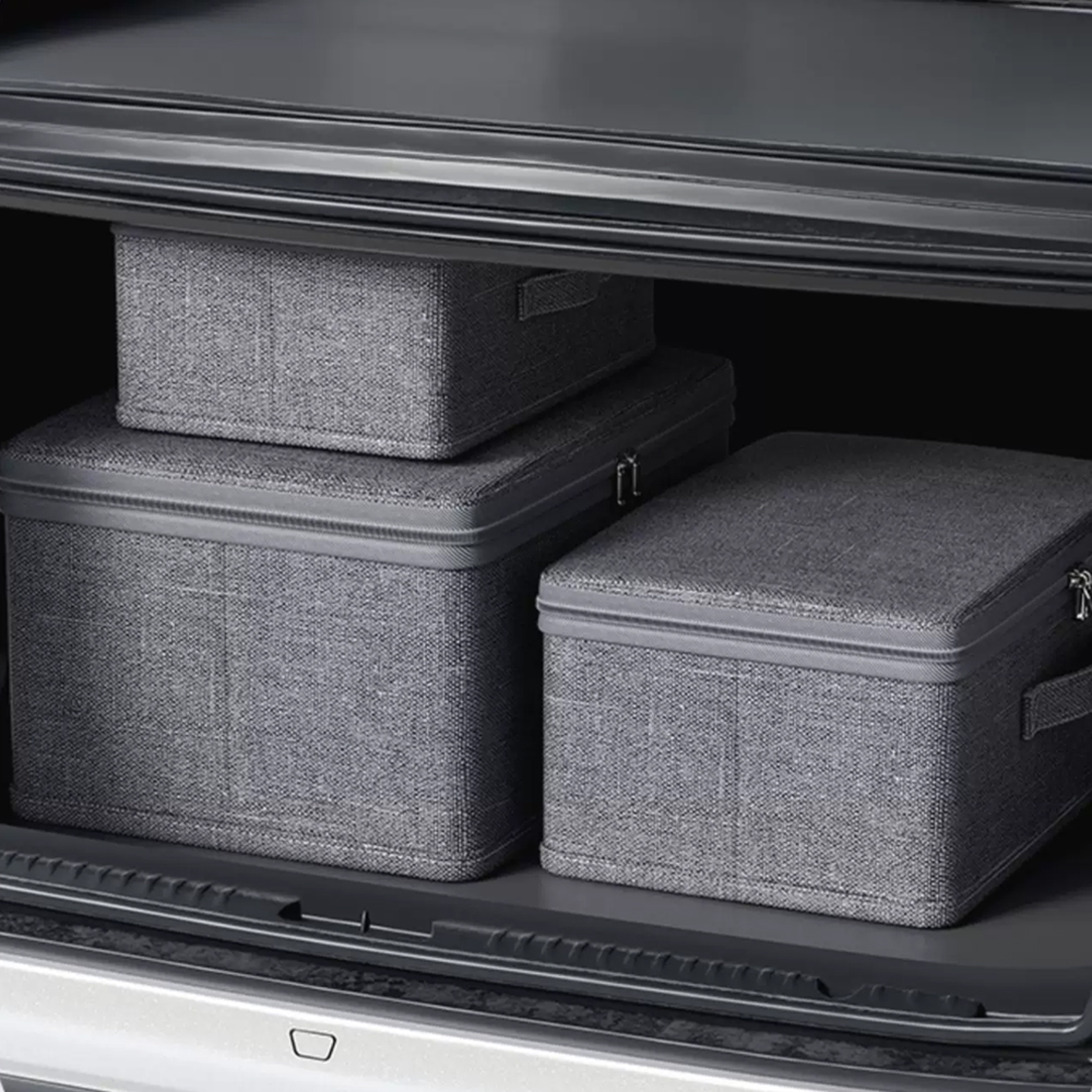 Large Foldable Storage Box with Soft Lid for Clothing Travel and Trunk Organization – view 5