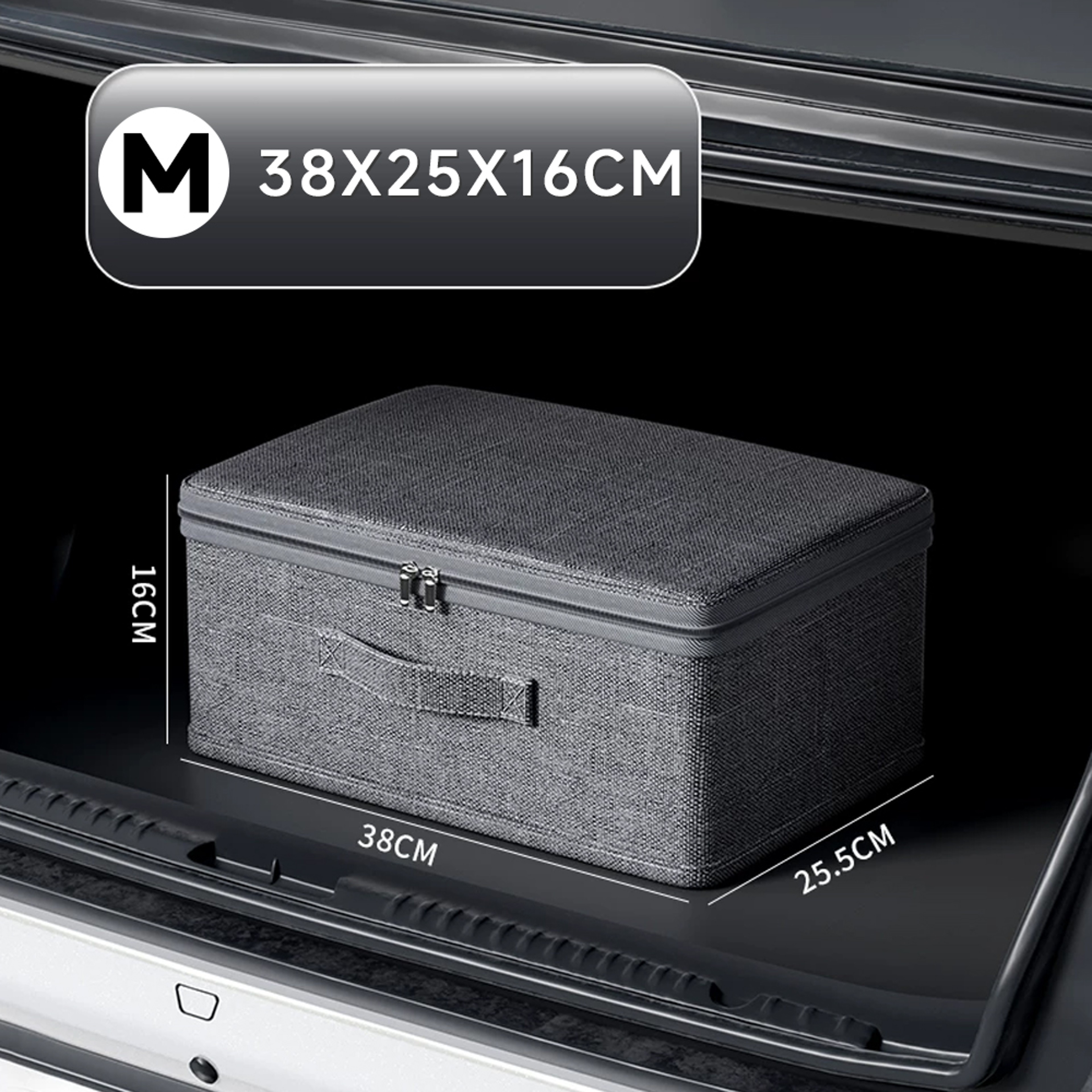 Large Foldable Storage Box with Soft Lid for Clothing Travel and Trunk Organization – view 8