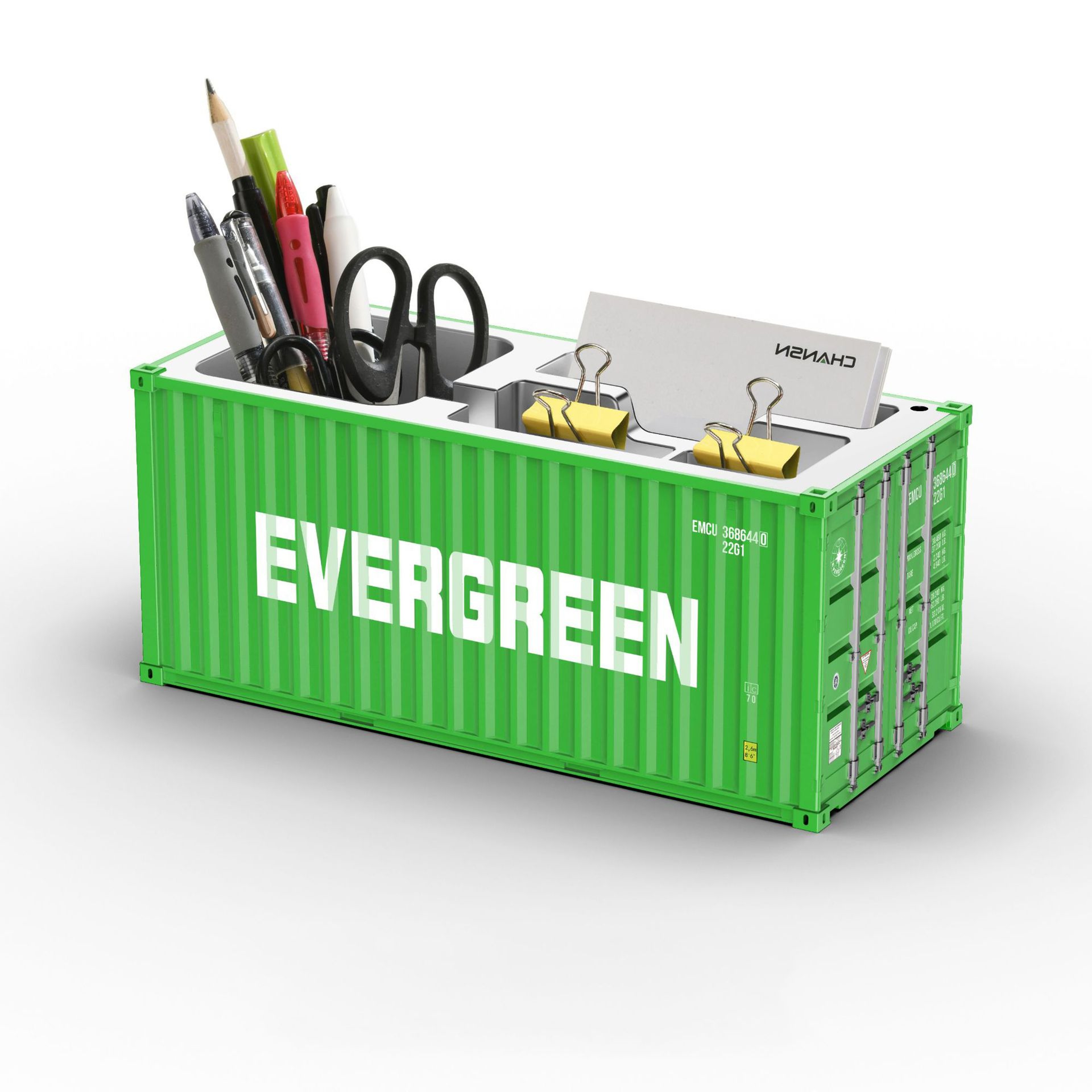Shipping Container Pen Holder Desktop Organizer and Storage Box – view 8