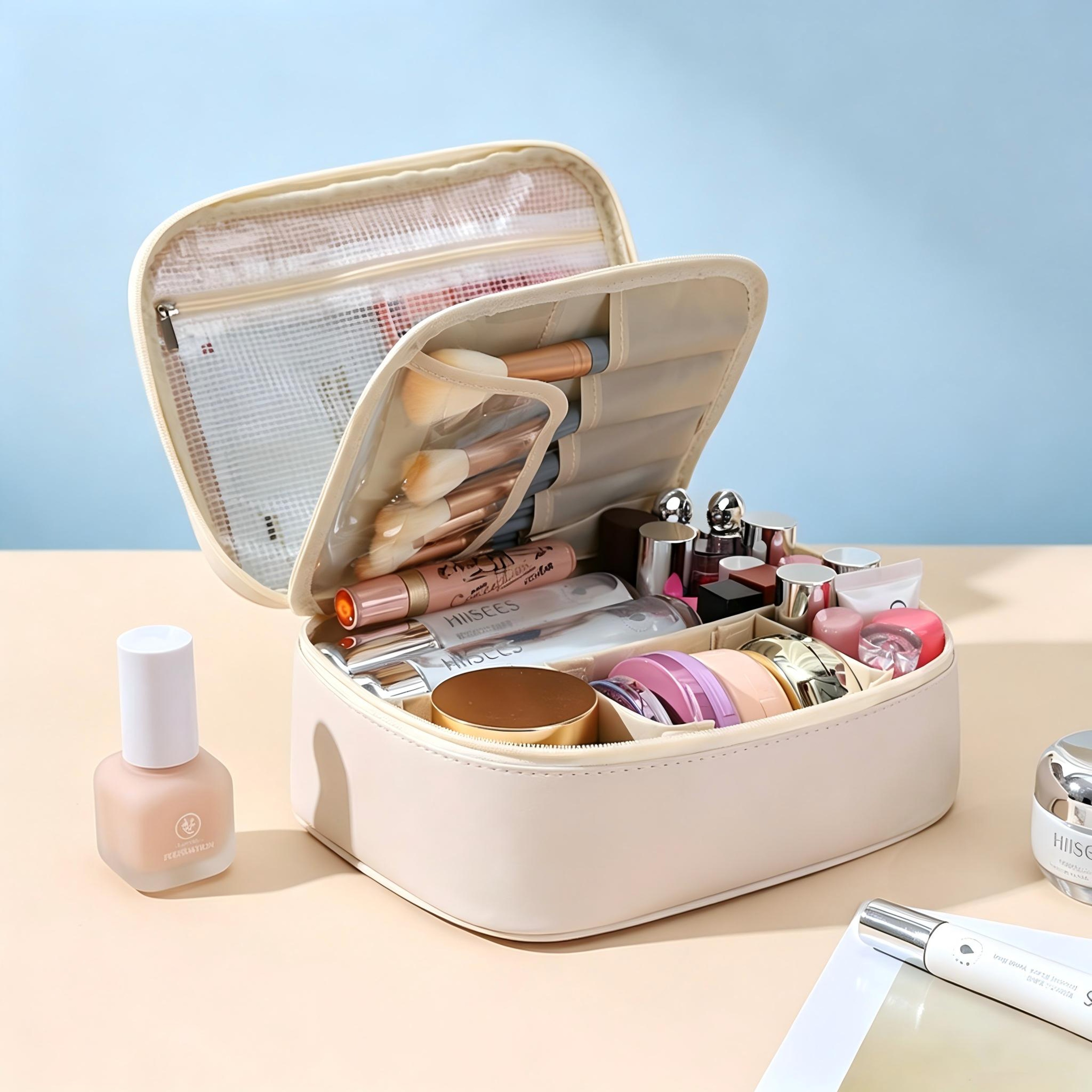 Luxury Travel Makeup Bag Large Capacity Waterproof Cosmetic Bag Organizer for Women – view 8