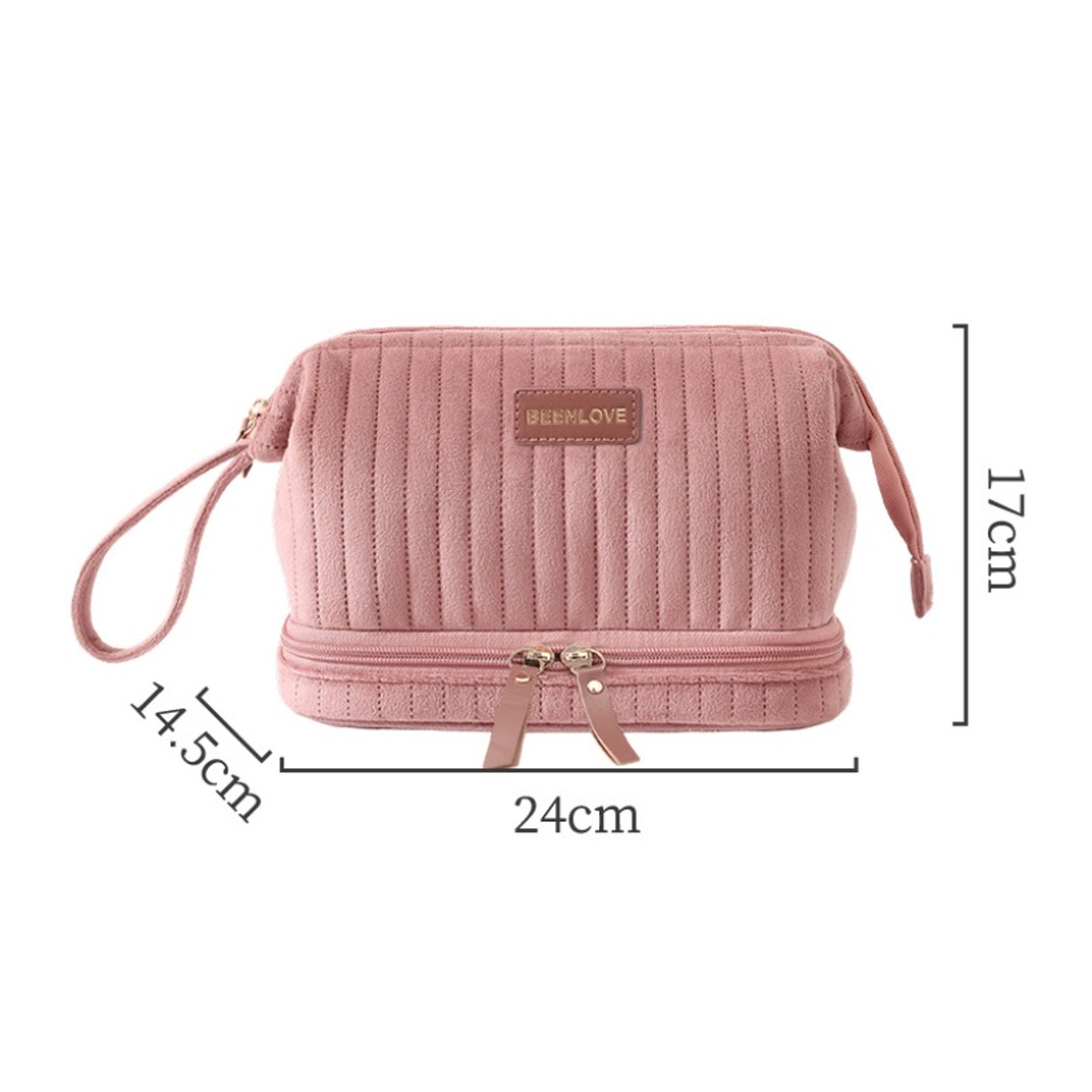 Large Capacity Travel Makeup Bag with Multi Compartment Cosmetic Organizer – view 5