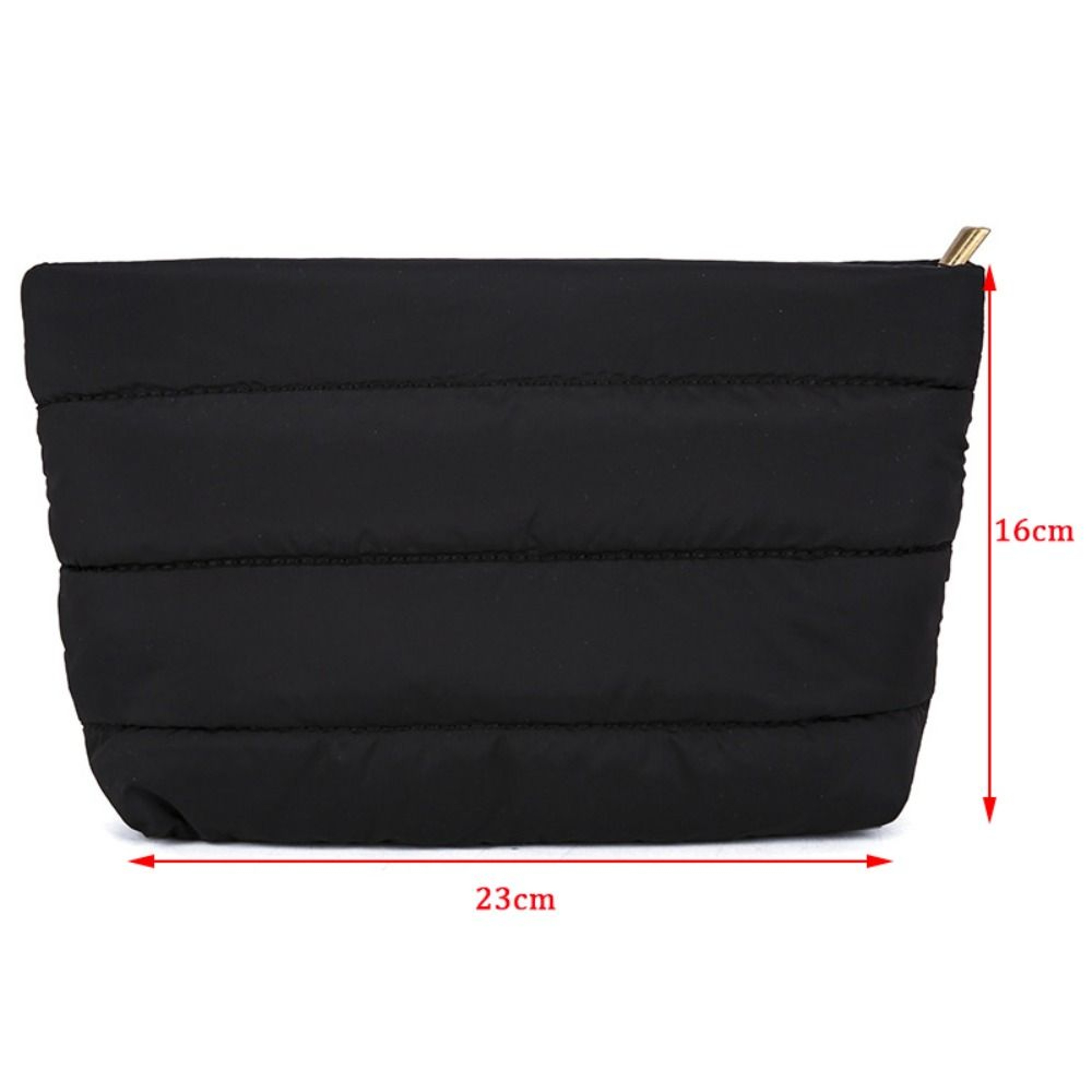 Large Quilted Makeup Bag Puffy Travel Cosmetic Bag and Toiletry Organizer for Women – view 6
