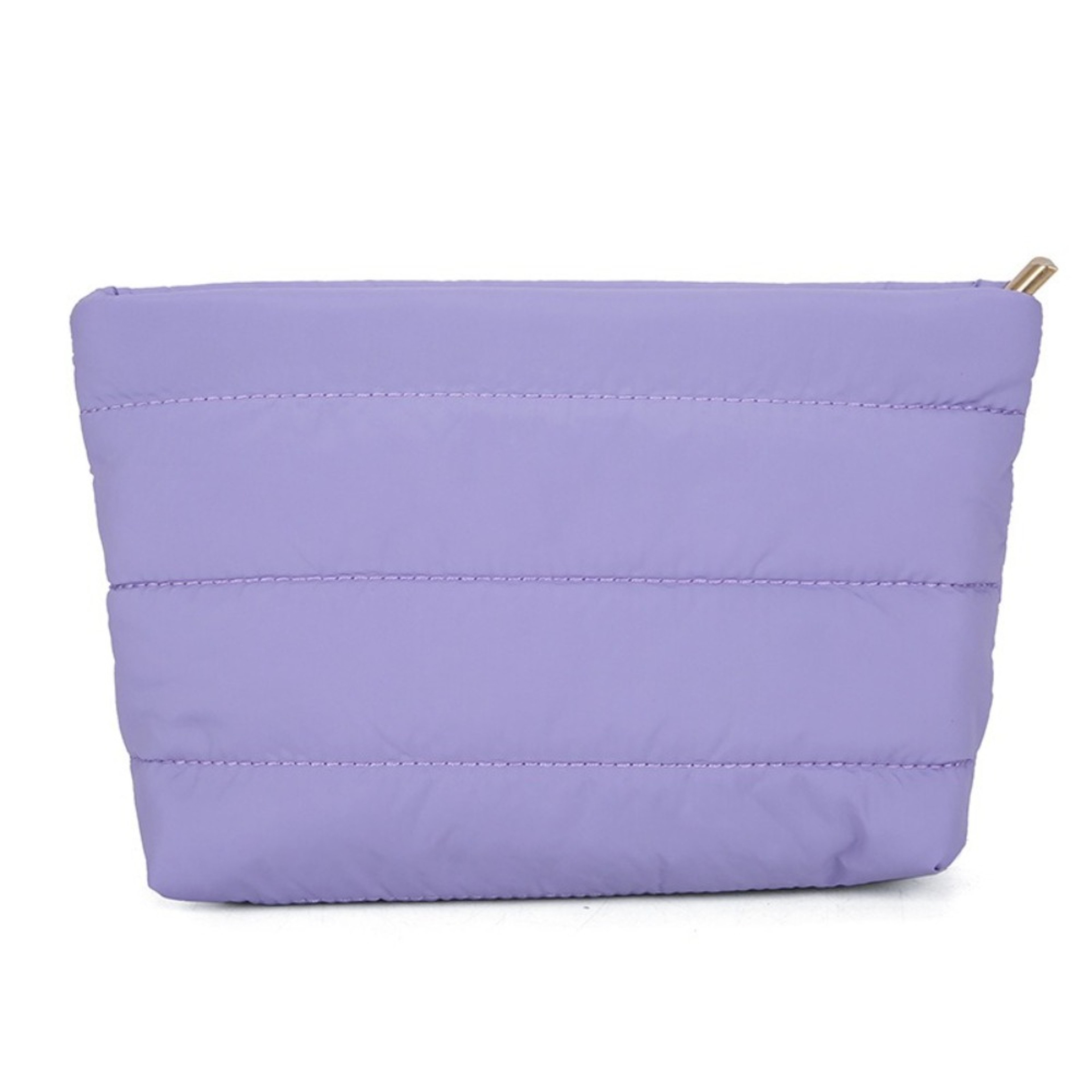 Large Quilted Makeup Bag Puffy Travel Cosmetic Bag and Toiletry Organizer for Women – view 9