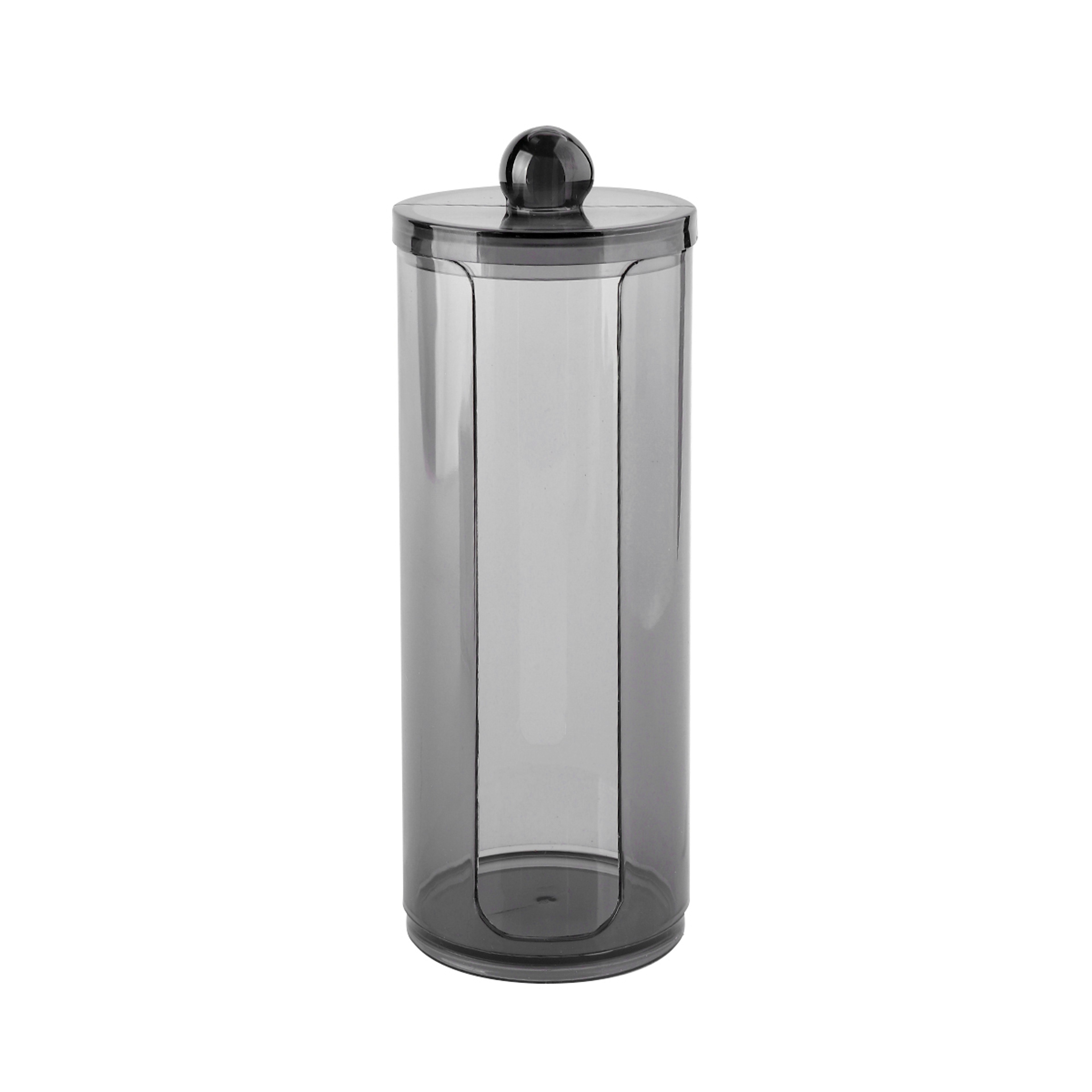 Clear Acrylic Qtip Holder with Lid Cotton Pad Organizer for Bathroom Vanity – view 7