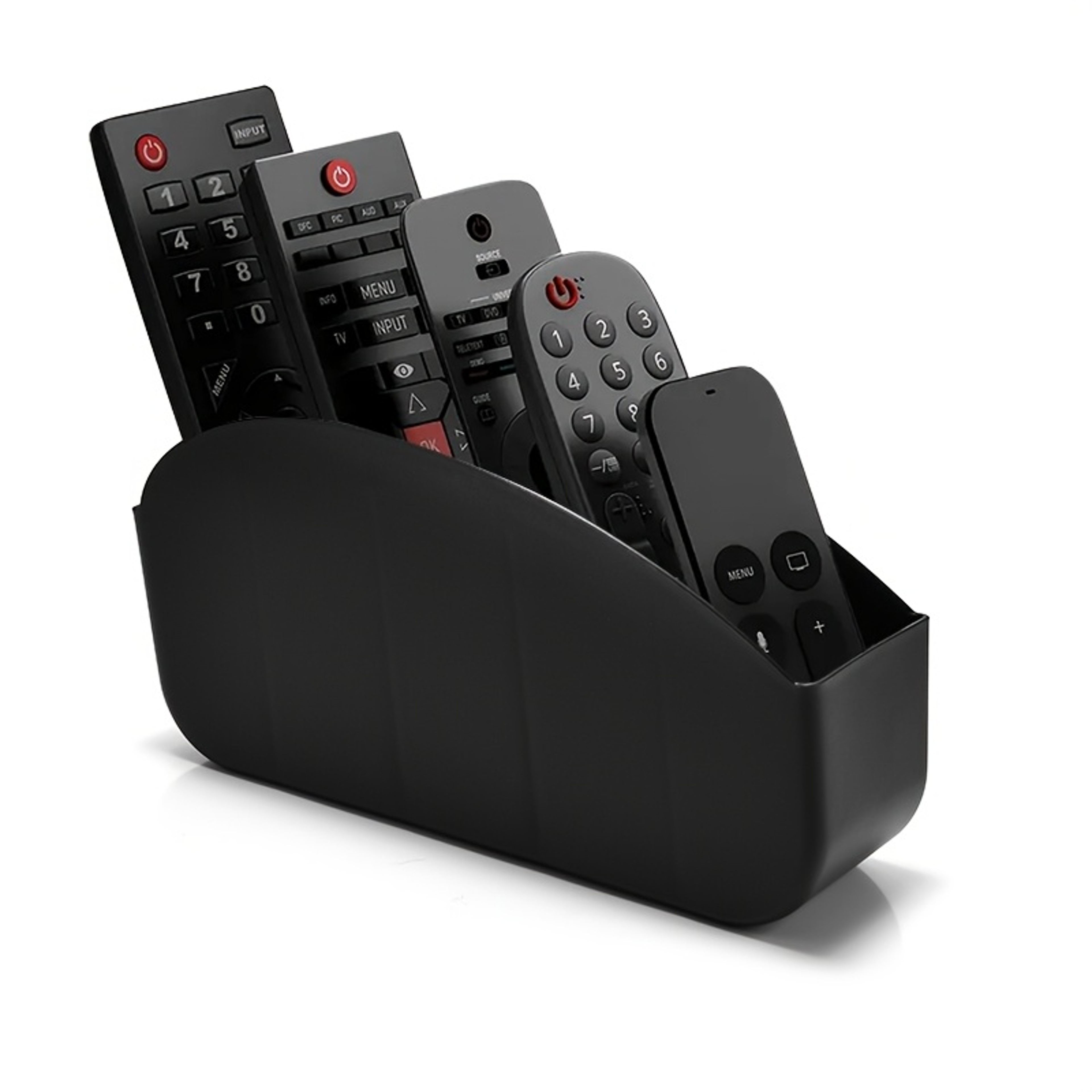 Compartment Remote Control Holder And Desktop Organizer For TV Remotes And Accessories 4