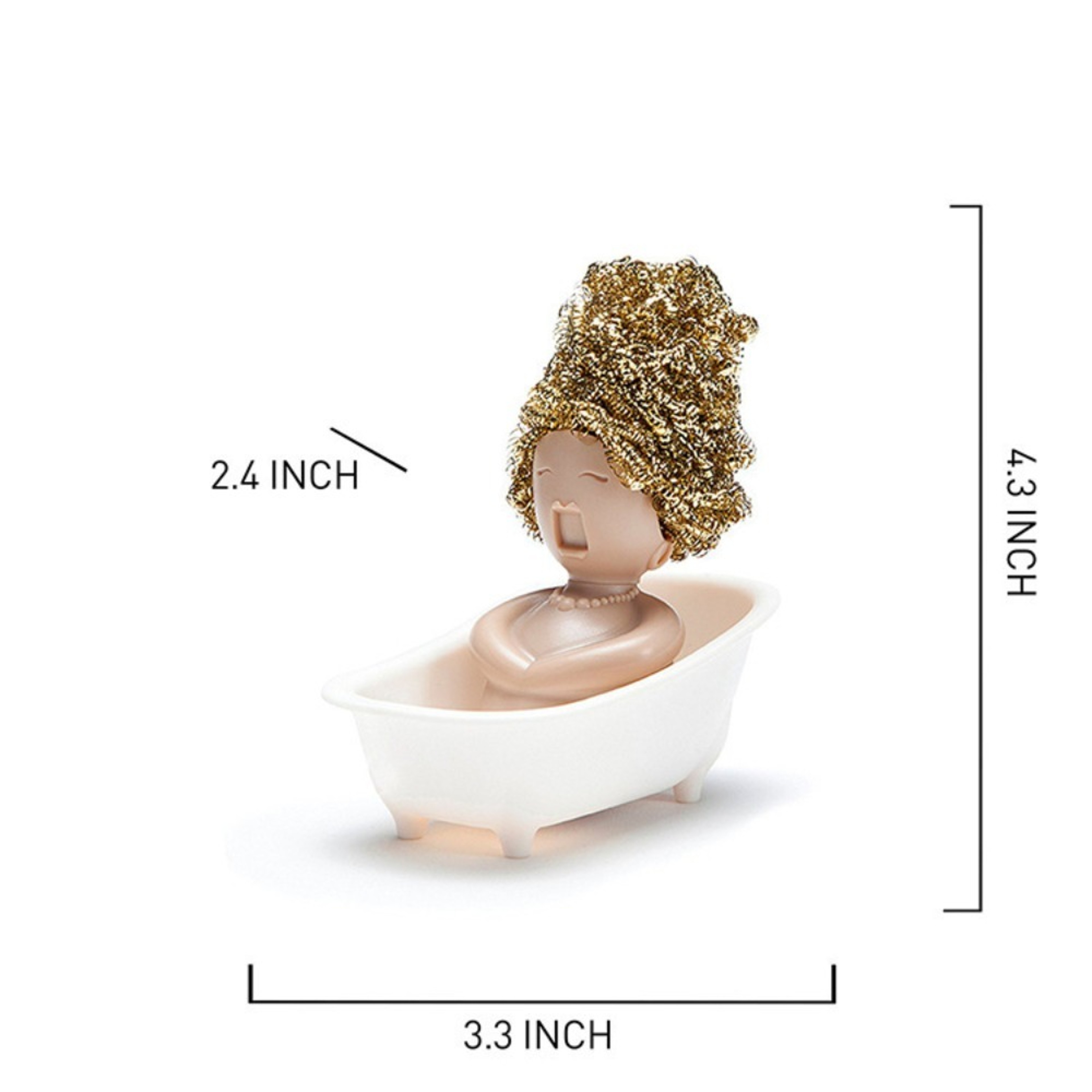 Mini Bathtub Soap Dish And Sponge Holder 2
