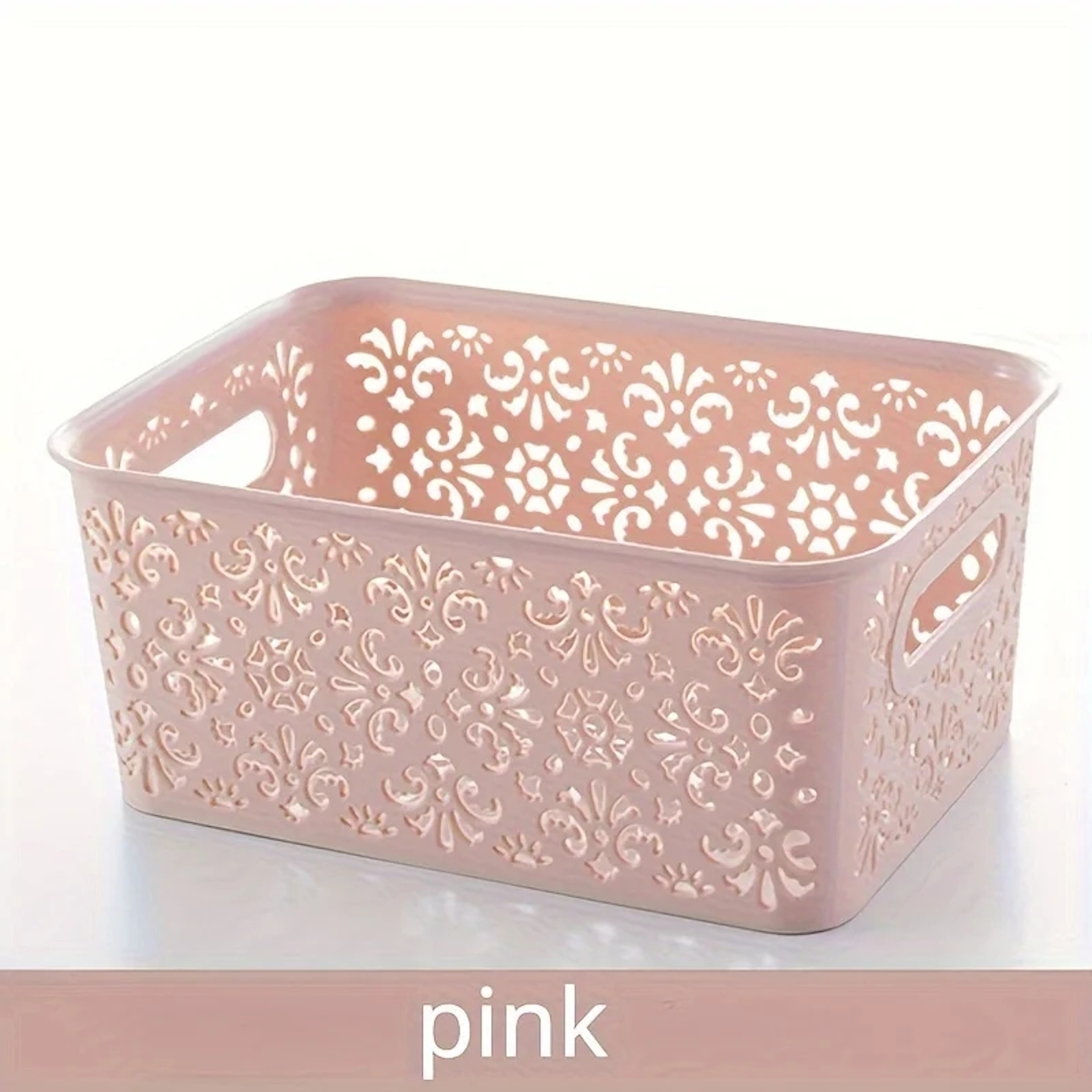 Stackable Storage Basket With Lid Plastic Organizer For Clothes Toys And Home 7