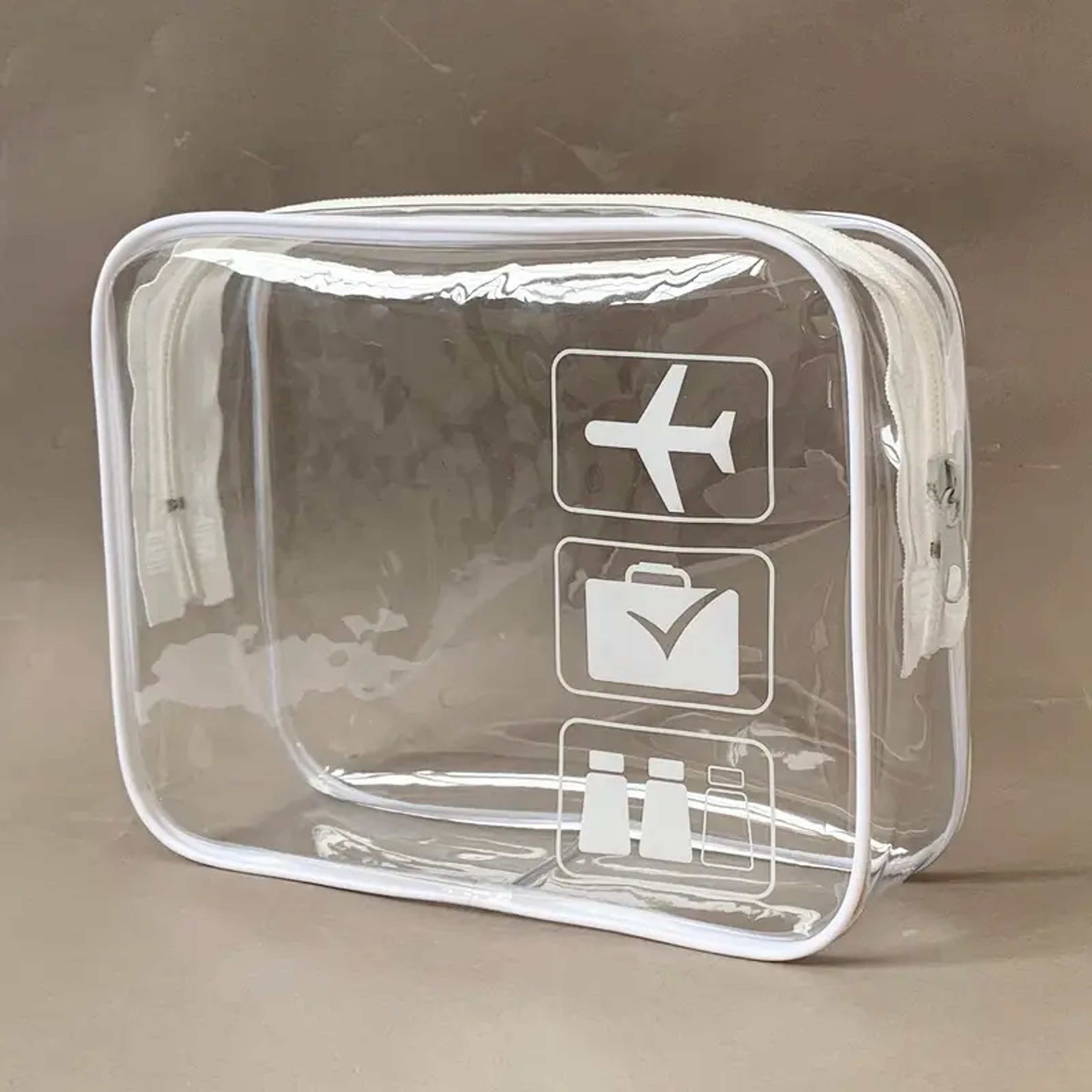 TSA Compliant Clear Toiletry Bag Quart Size Leak Resistant Travel Makeup Organizer 6