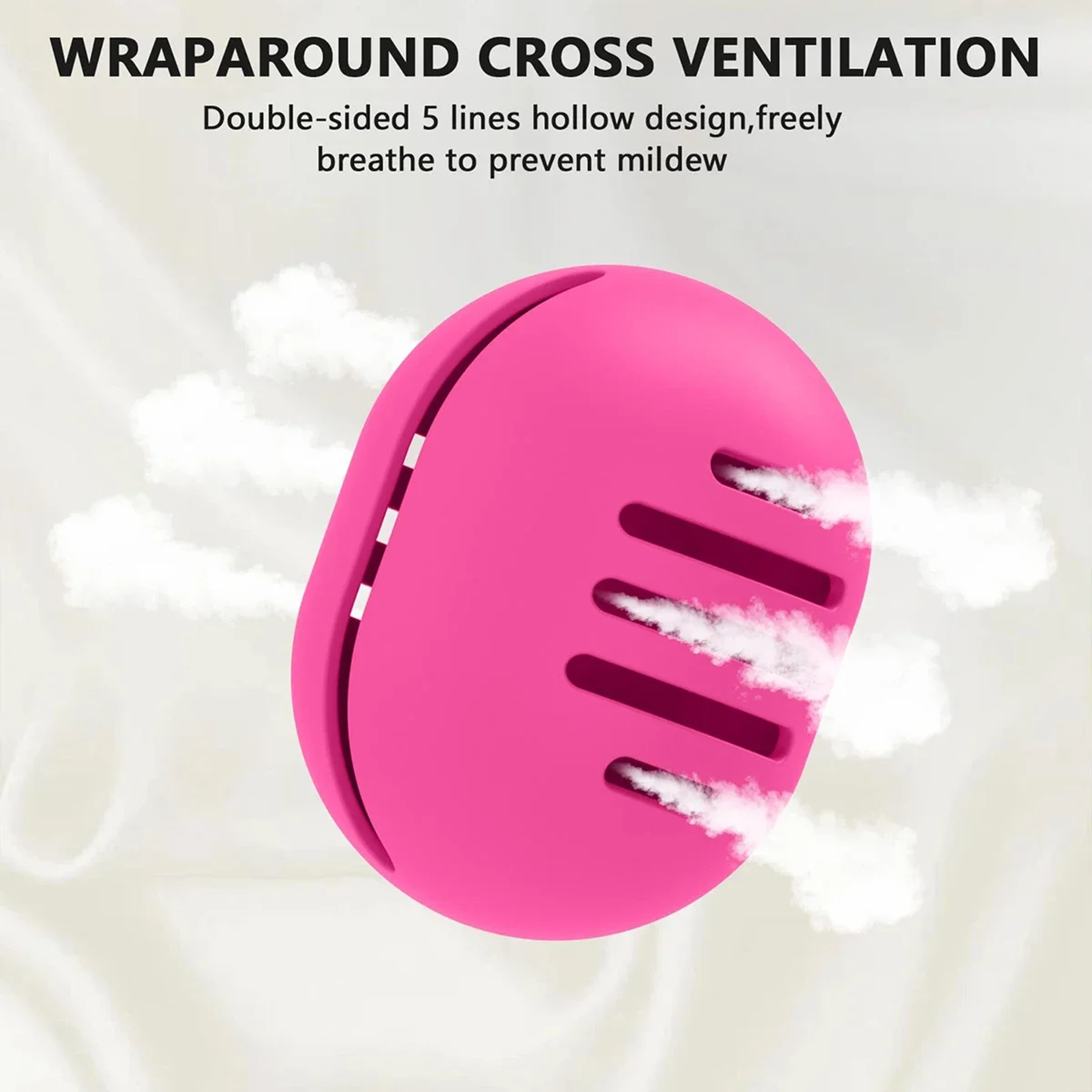 Silicone Makeup Sponge Holder Ventilated Beauty Blender Travel Case 2