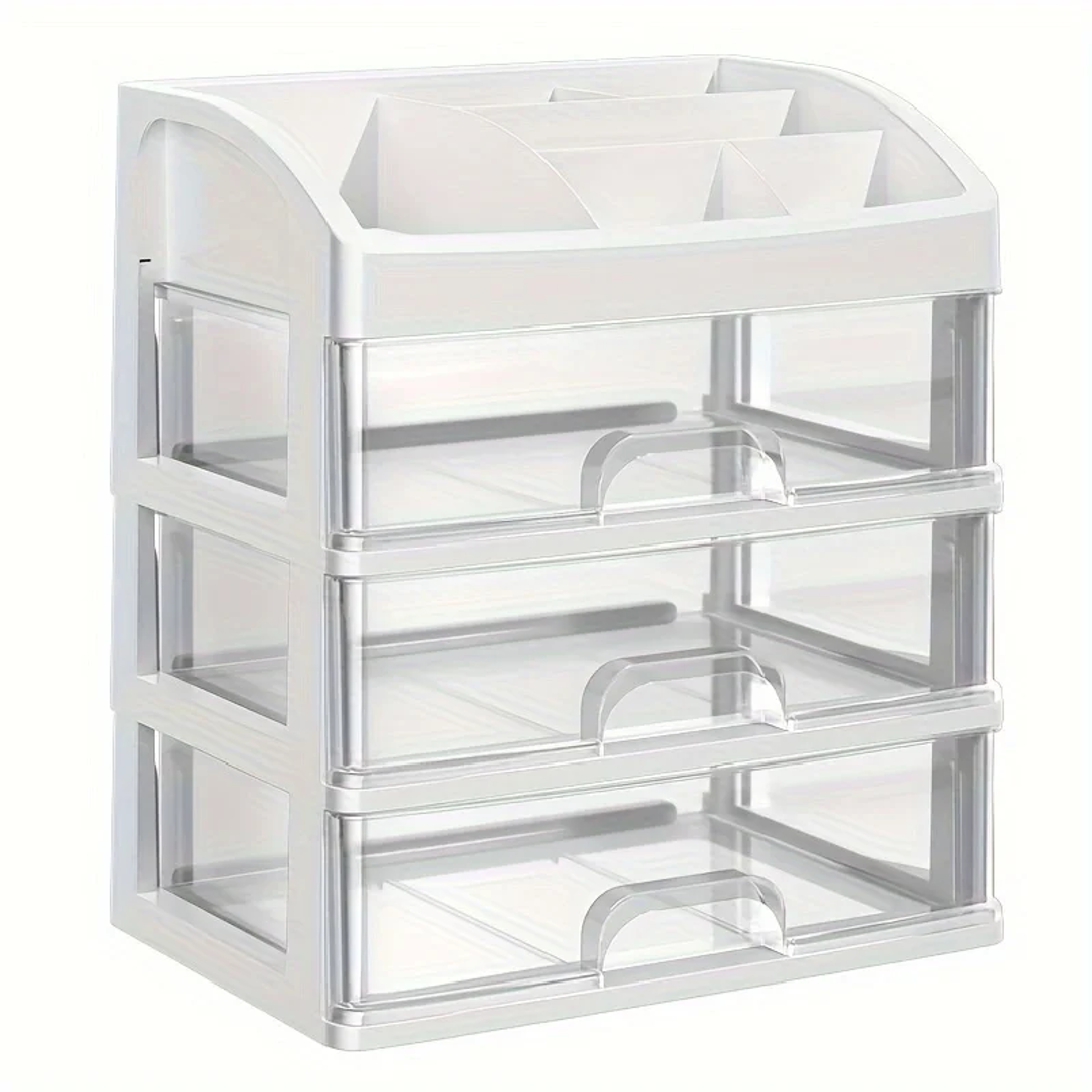 Clear Desktop Organizer Multifunctional Cosmetic And Stationery Storage Box 2