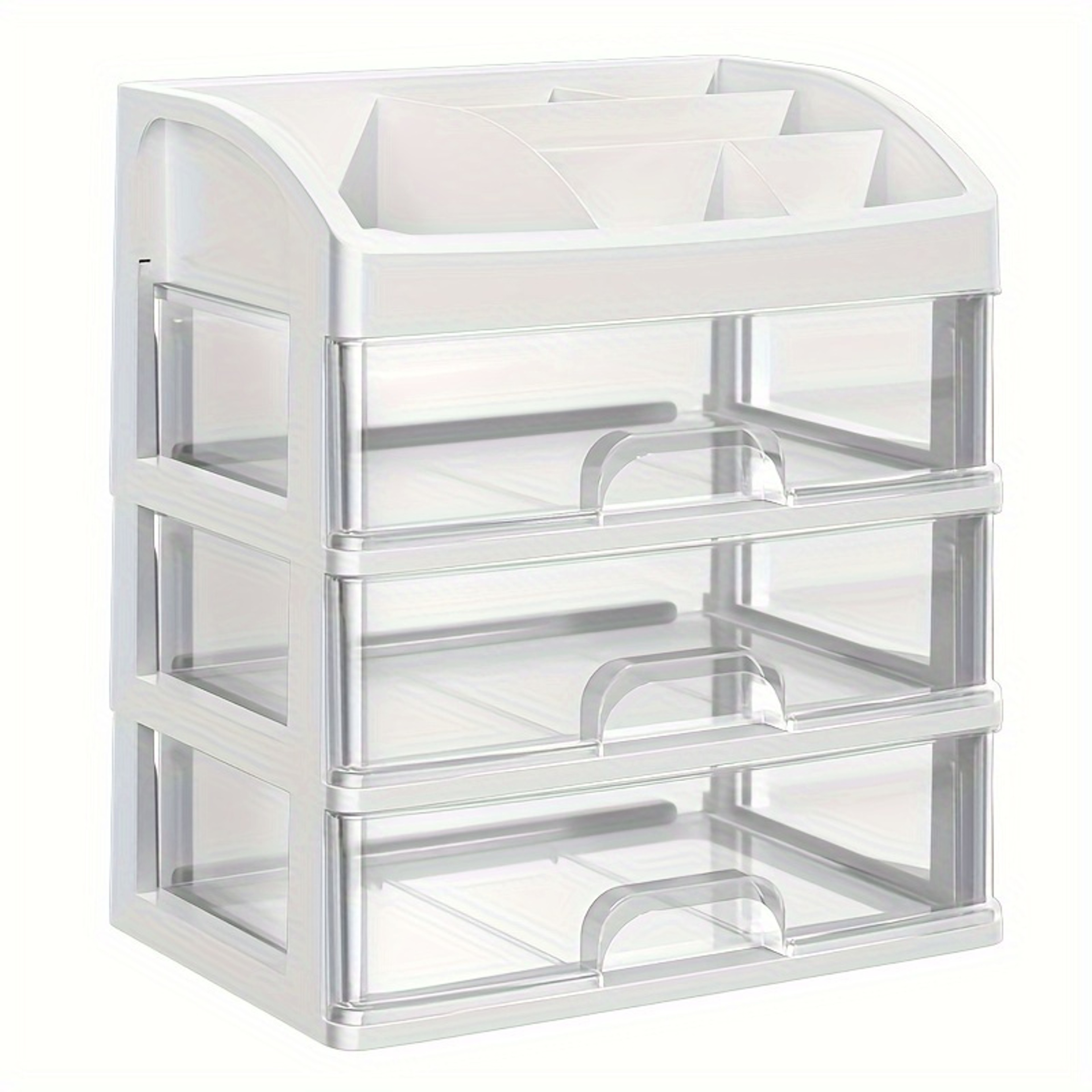 Clear Desktop Organizer Multifunctional Cosmetic And Stationery Storage Box 0
