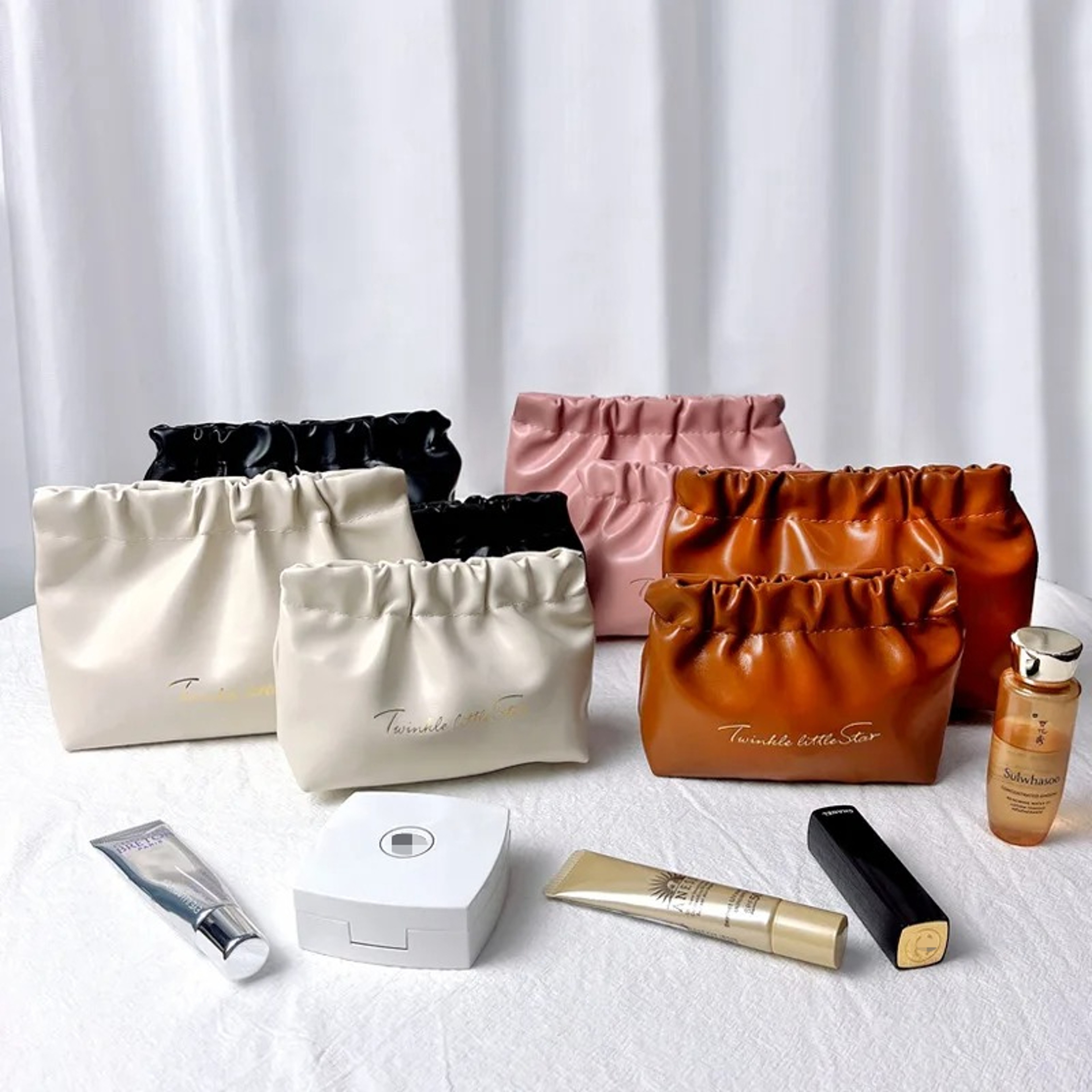 Portable Travel Organizer Pouch For Makeup Cables And Small Essentials 1